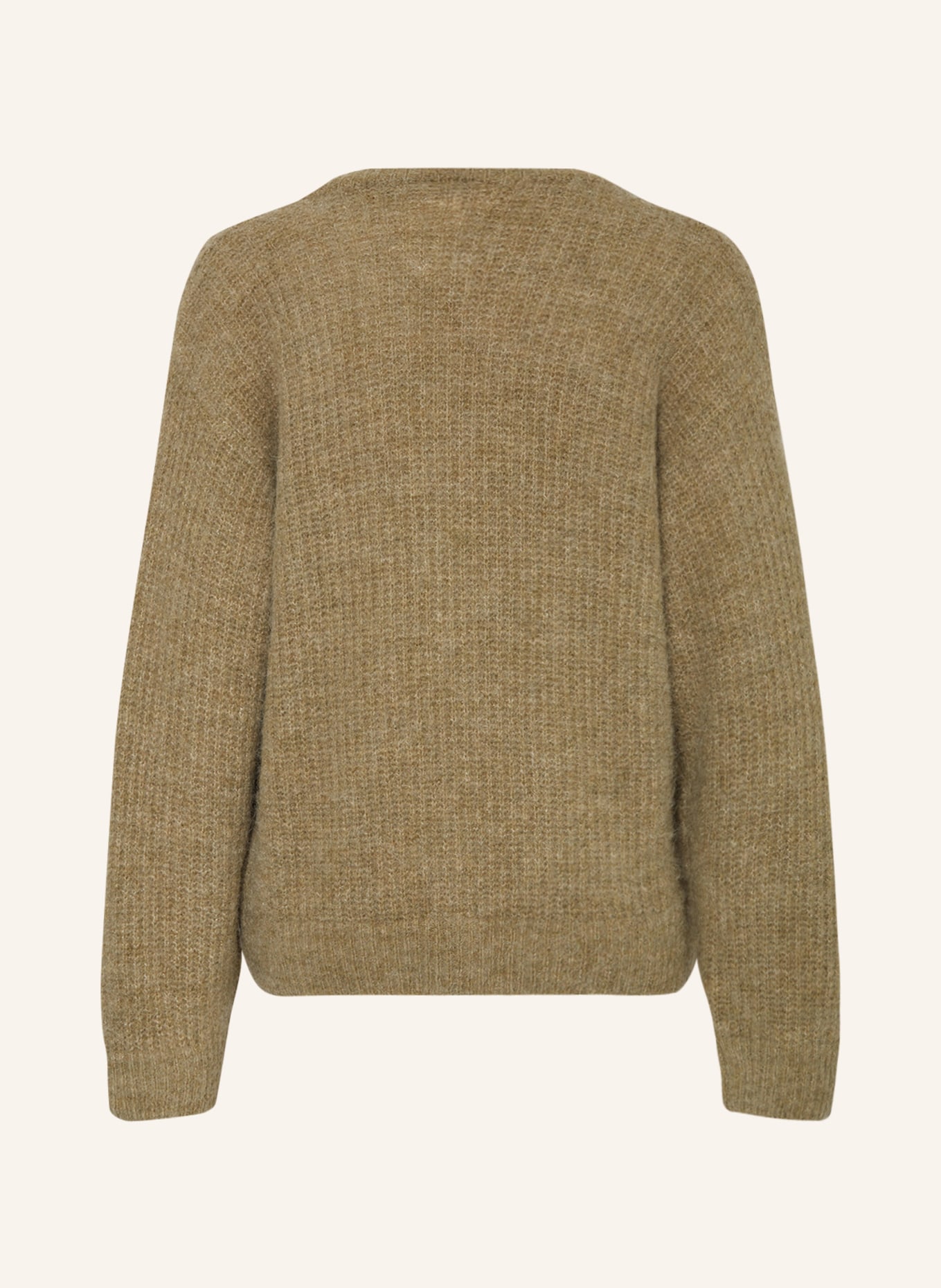 American Vintage Sweter z dodatkiem alpaki, Kolor: OLIWKOWY (Obrazek 2)