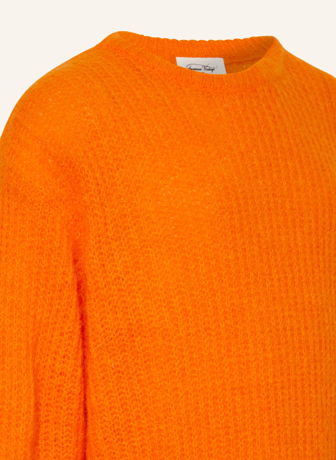 American Vintage Pullover mit Alpaka, Farbe: NEONORANGE (Bild 3)