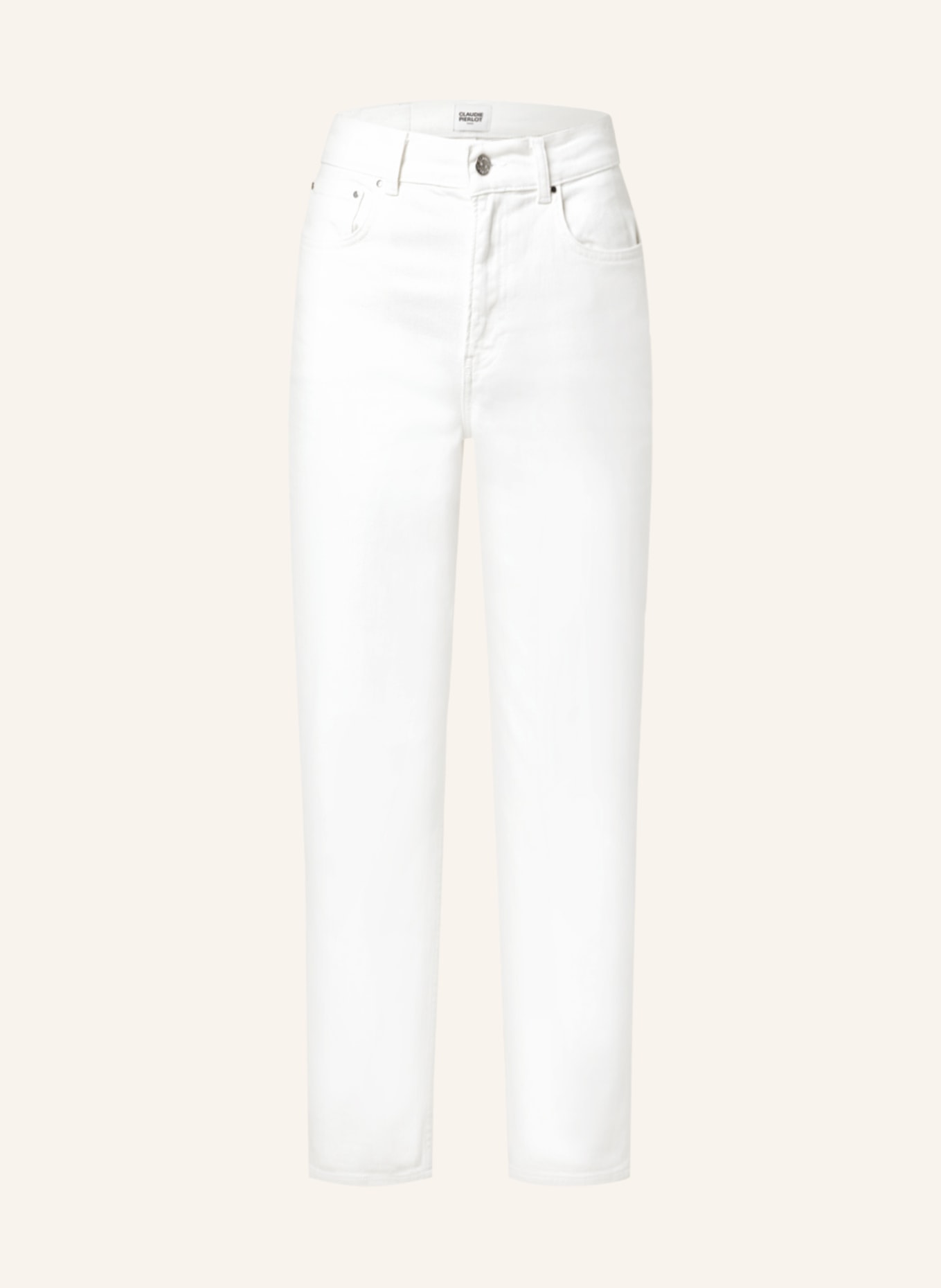 CLAUDIE PIERLOT Straight Jeans, Farbe: A004 ECRU (Bild 1)