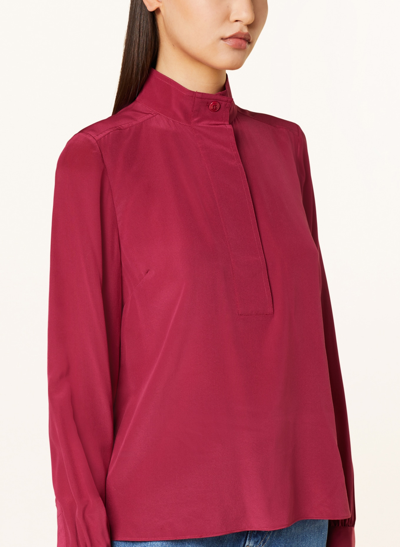 TED BAKER Shirt blouse MARYLOU in silk, Color: FUCHSIA (Image 4)