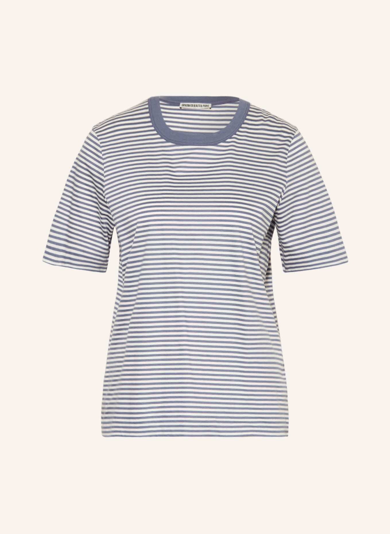 DRYKORN T-Shirt KIRANI, Farbe: HELLBLAU/ WEISS (Bild 1)