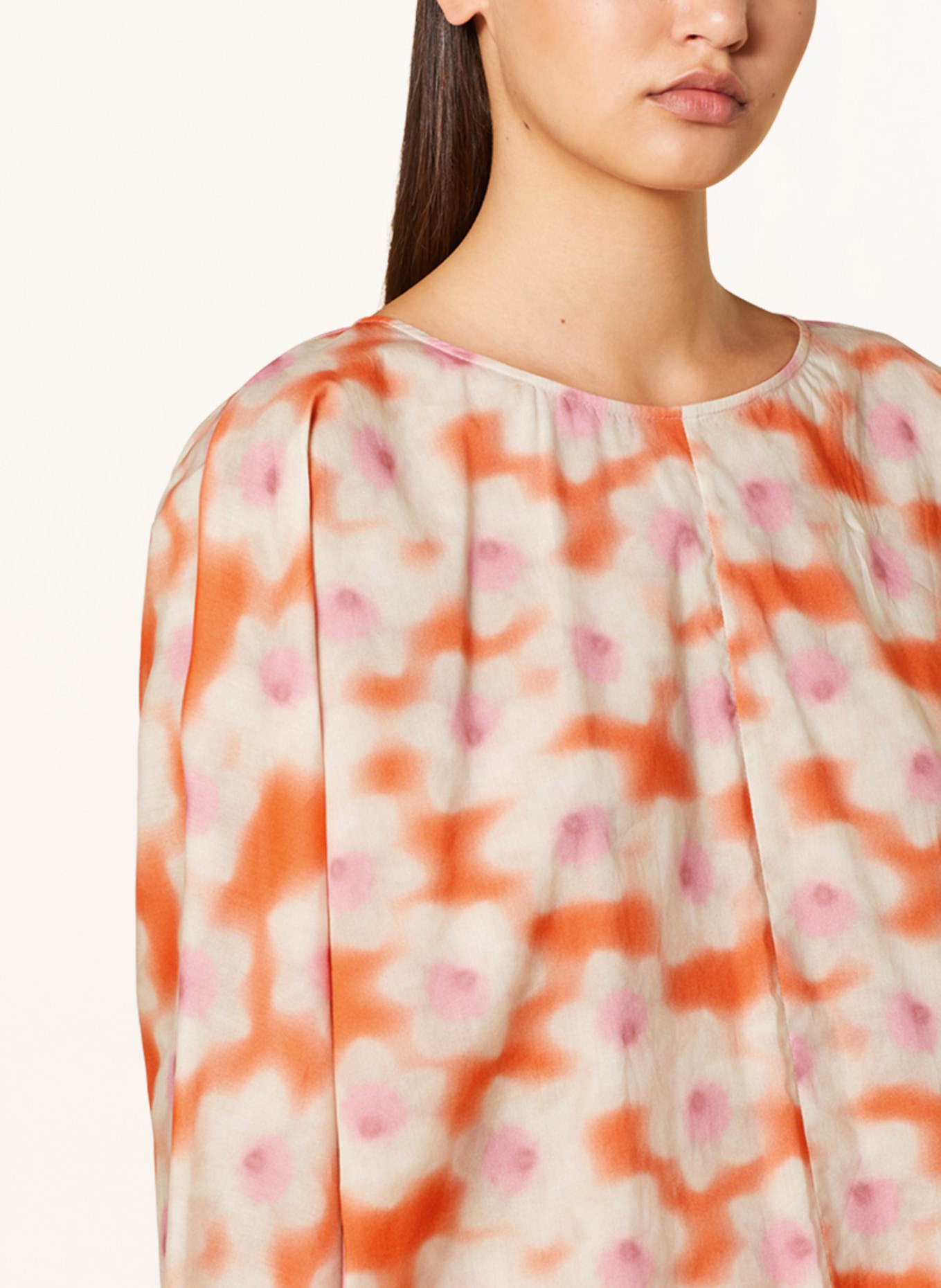 DRYKORN Shirt blouse NIALINI, Color: ORANGE/ PINK/ ECRU (Image 4)