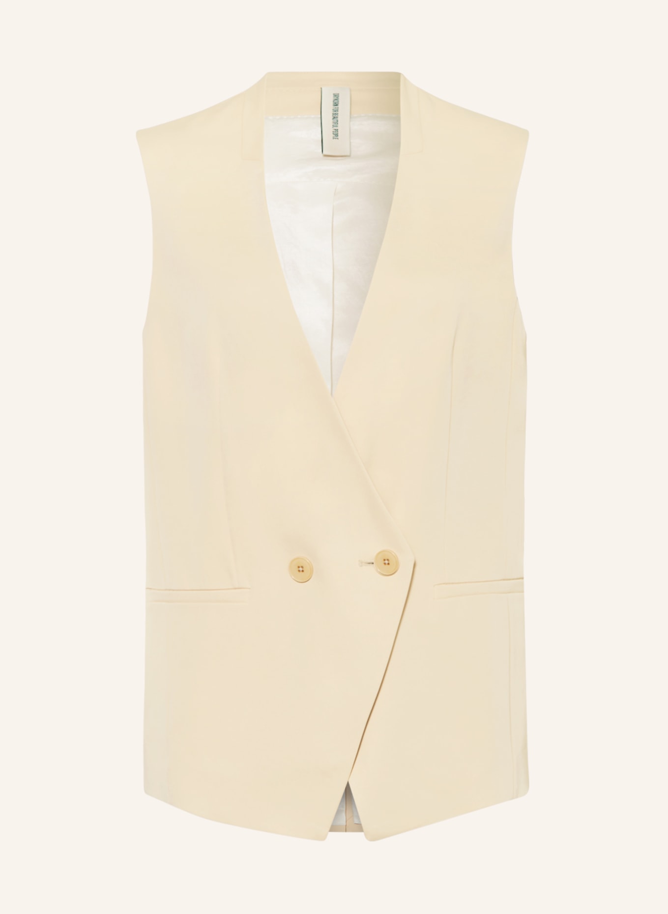 DRYKORN Blazer vest HEYFORD, Color: LIGHT BROWN (Image 1)