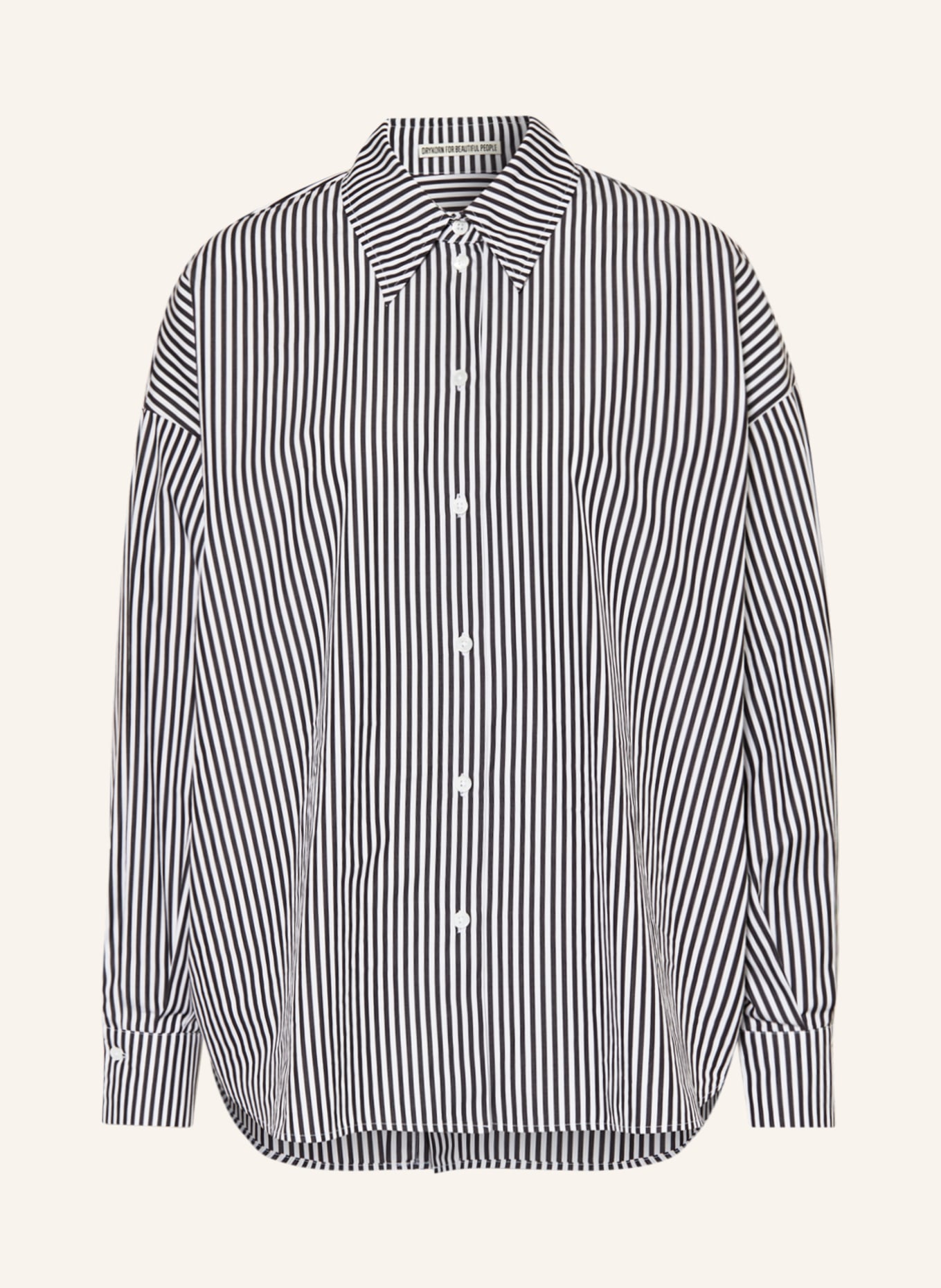 DRYKORN Shirt blouse LYSILA, Color: BLACK/ WHITE (Image 1)