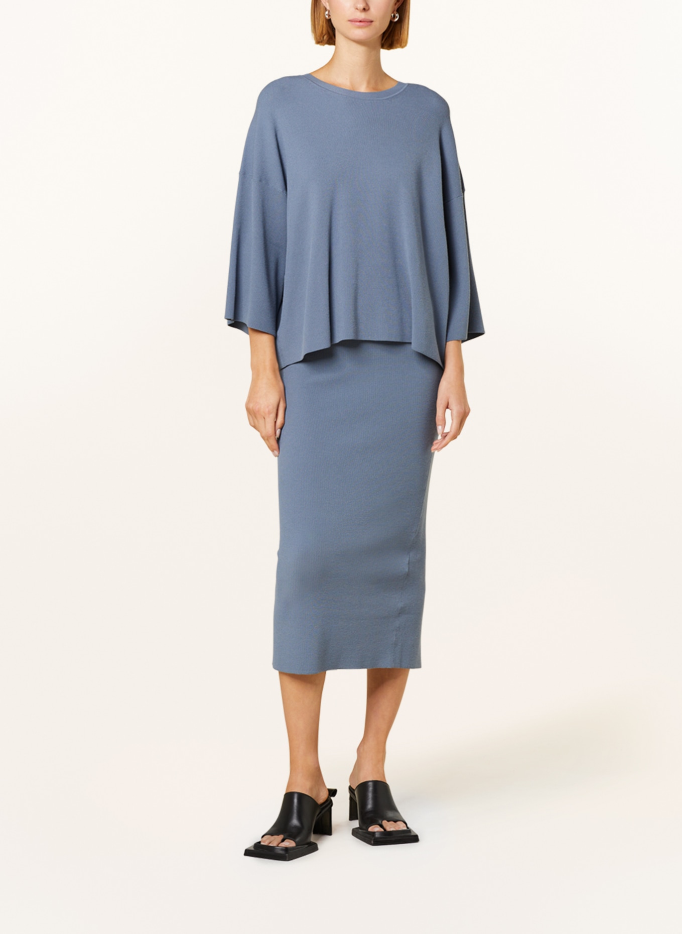 DRYKORN Oversized sweater NILAY, Color: BLUE GRAY (Image 2)