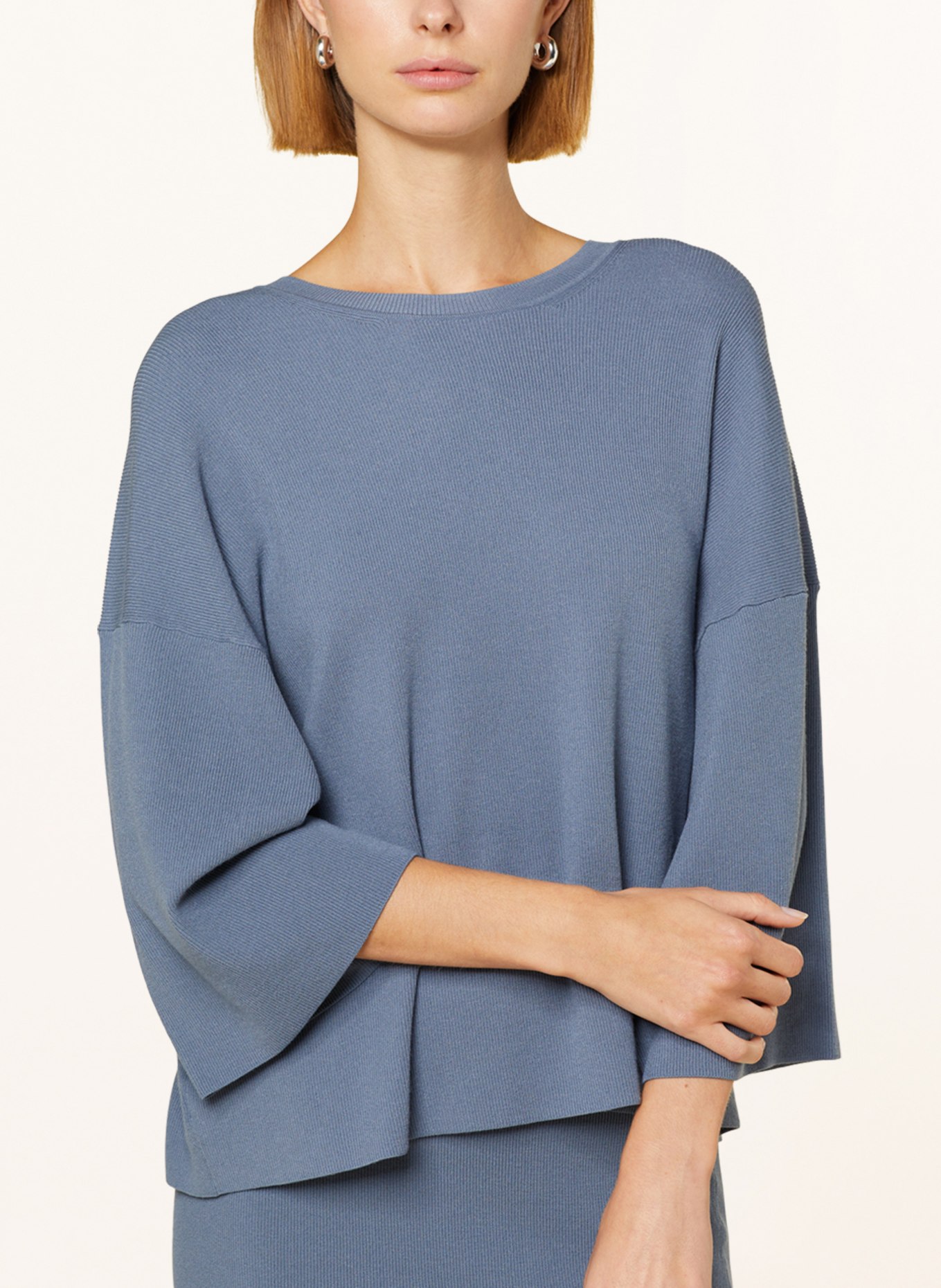 DRYKORN Oversized-Pullover NILAY, Farbe: BLAUGRAU (Bild 4)