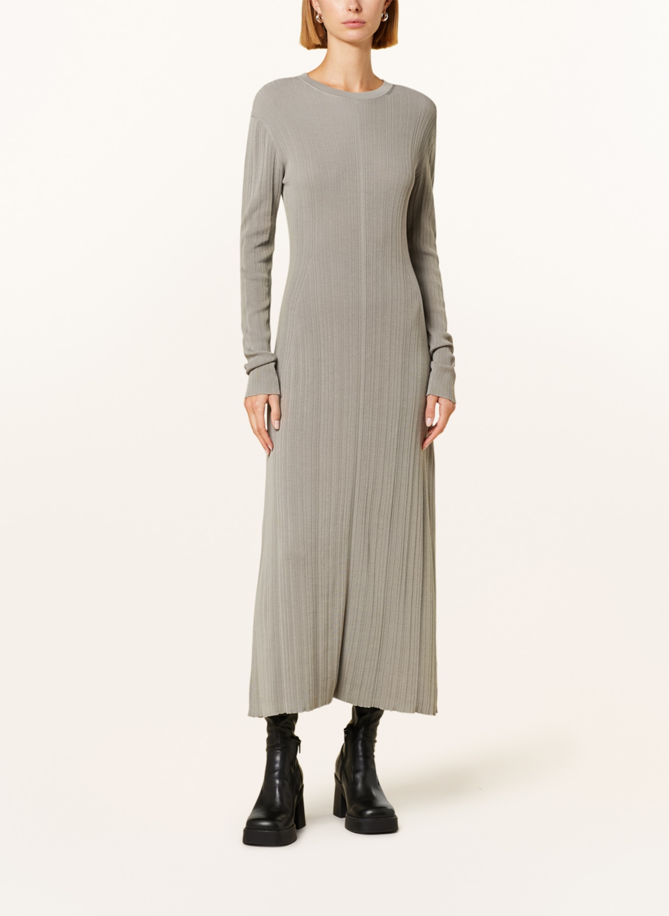DRYKORN Knit dress LIALE, Color: GRAY (Image 2)