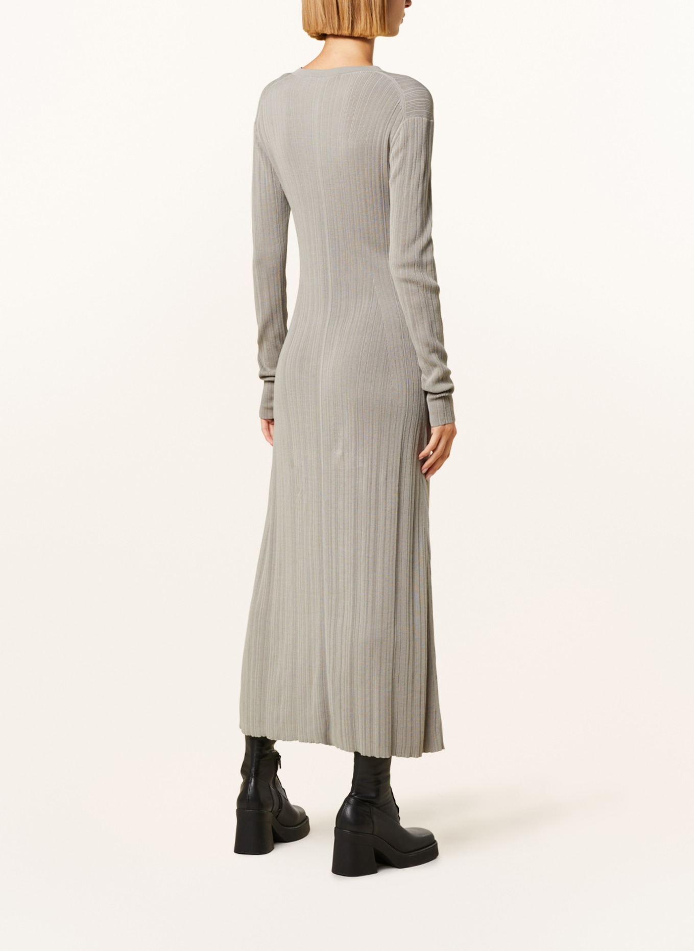DRYKORN Knit dress LIALE, Color: GRAY (Image 3)