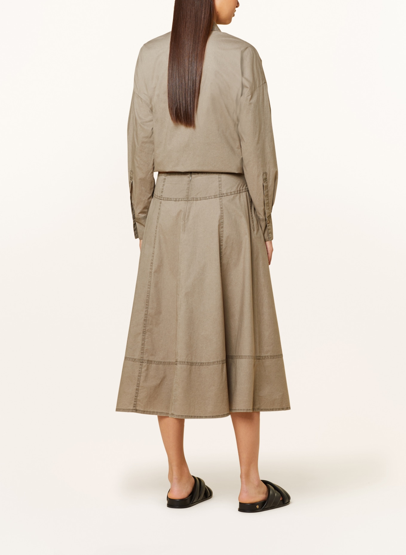 DRYKORN Skirt IKUYA, Color: TAUPE (Image 3)
