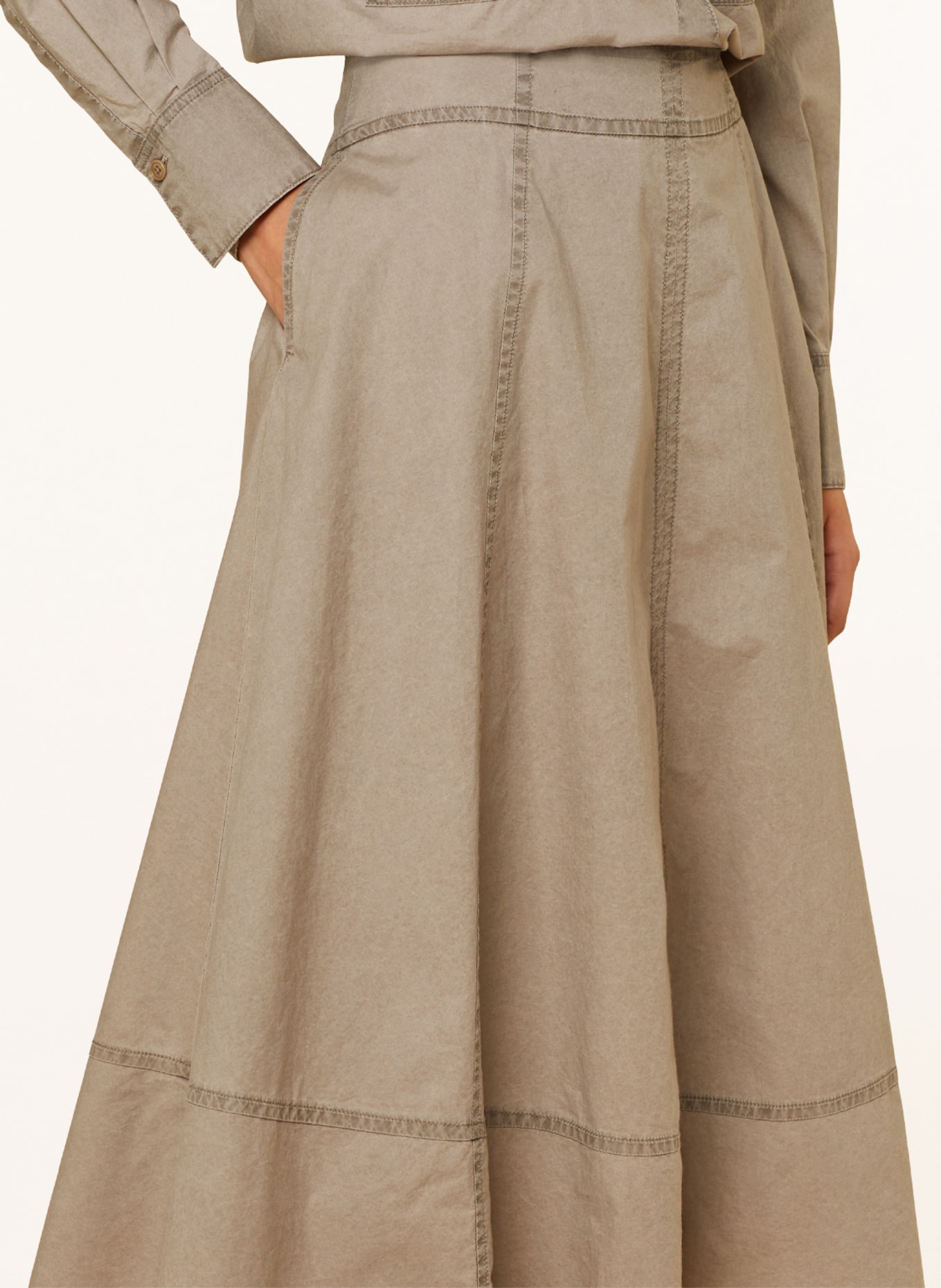 DRYKORN Skirt IKUYA, Color: TAUPE (Image 4)