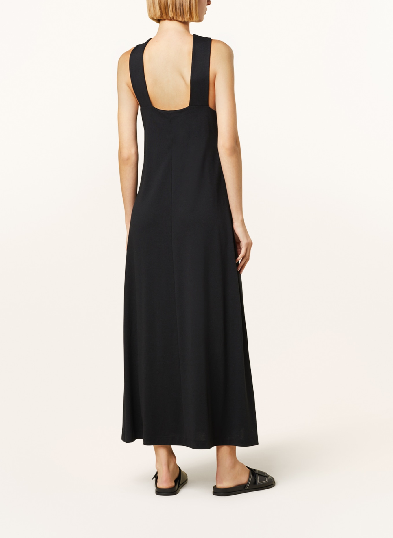 DRYKORN Jersey dress KALANDRA, Color: BLACK (Image 3)