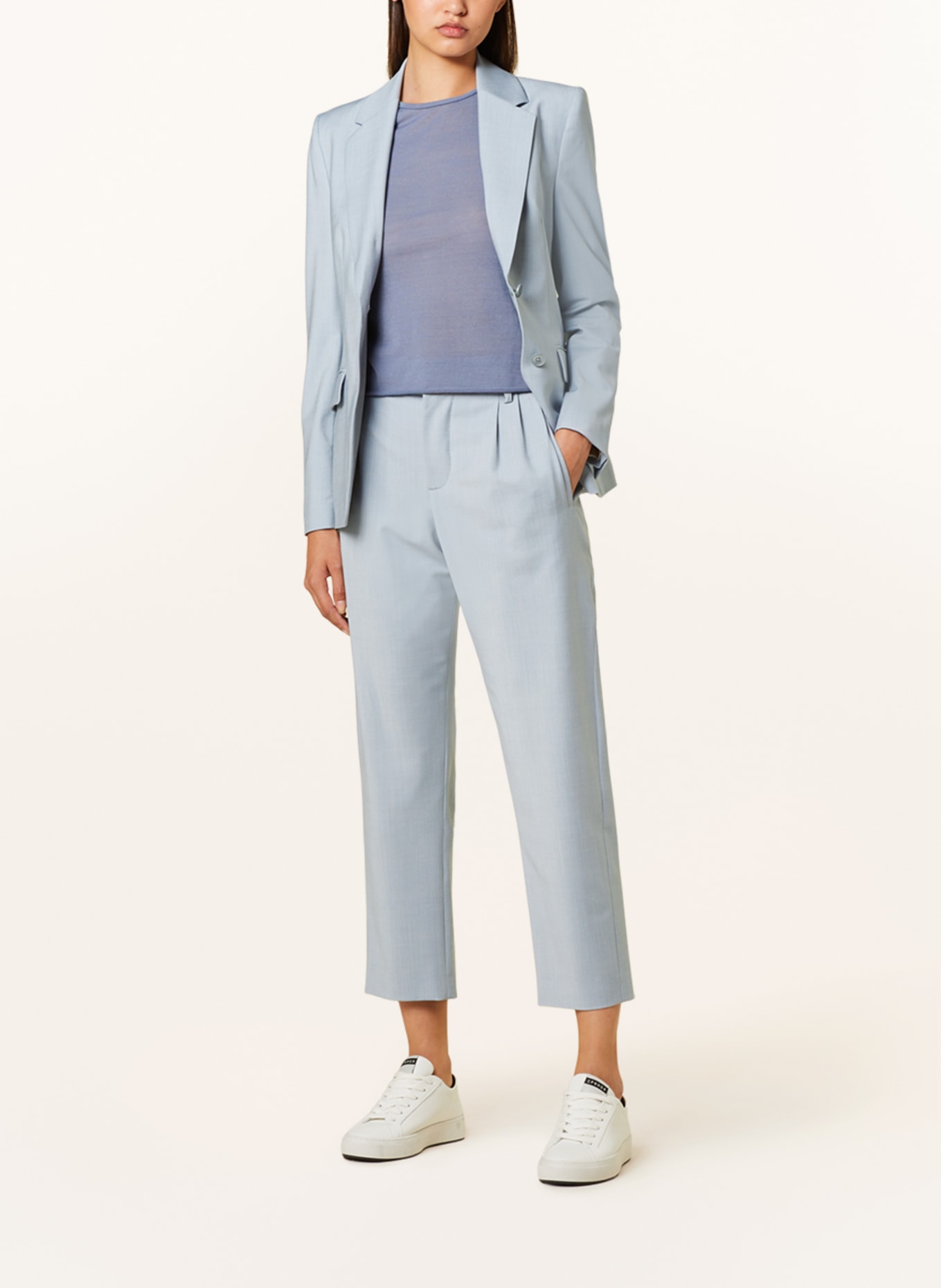 DRYKORN 7/8 trousers DISPATCH, Color: LIGHT BLUE (Image 2)