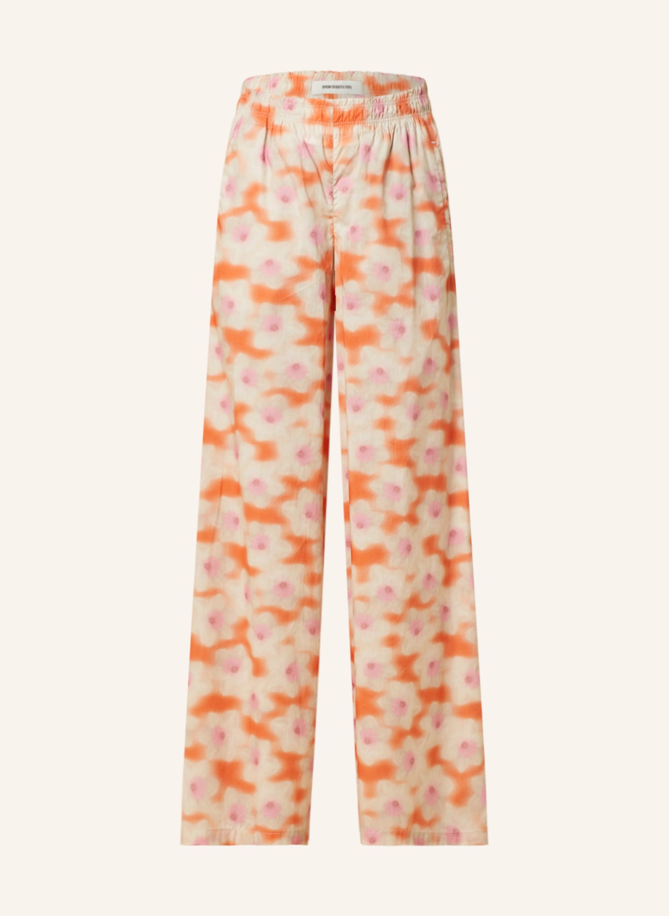 DRYKORN Wide leg trousers CEILING, Color: ORANGE/ PINK/ LIGHT BROWN (Image 1)