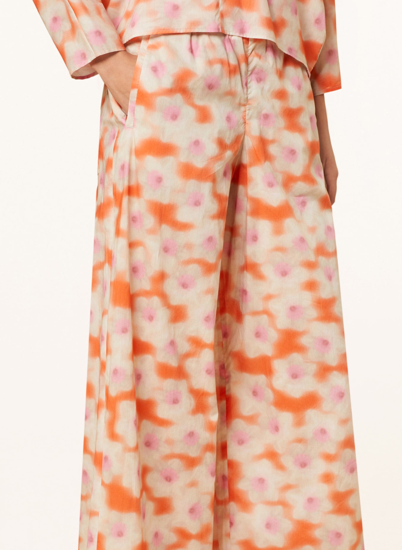 DRYKORN Wide leg trousers CEILING, Color: ORANGE/ PINK/ LIGHT BROWN (Image 5)
