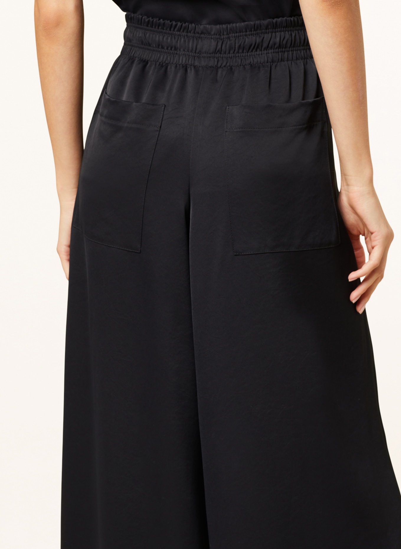 DRYKORN Wide leg trousers CEILING, Color: BLACK (Image 5)