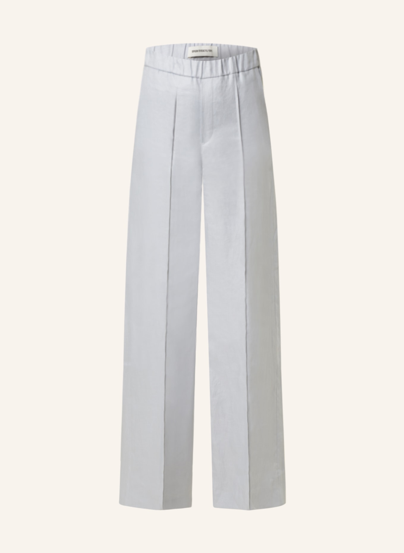 DRYKORN Wide leg trousers EARN made of linen, Color: LIGHT BLUE (Image 1)