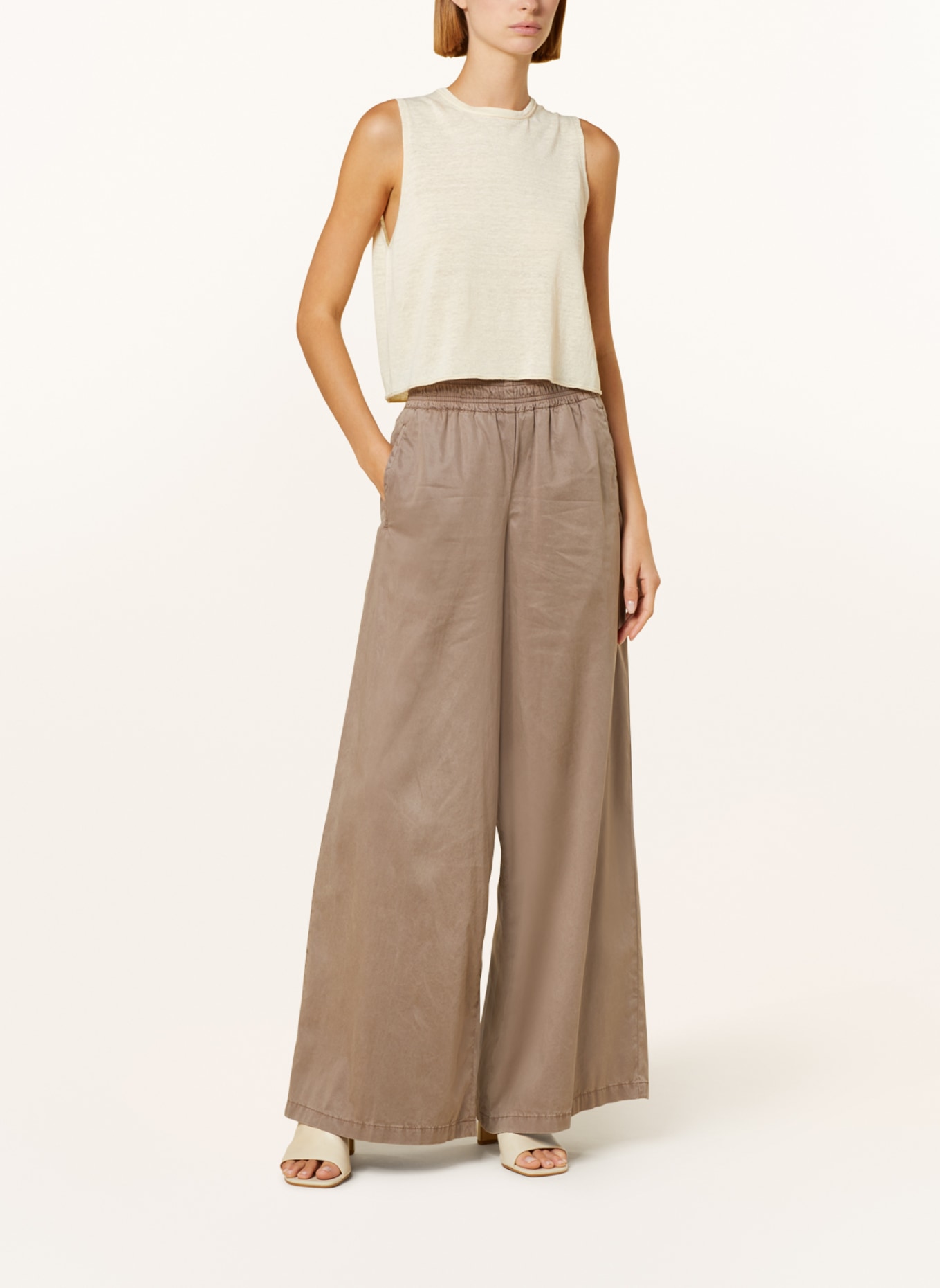 DRYKORN Wide leg trousers CEILING, Color: BROWN (Image 2)