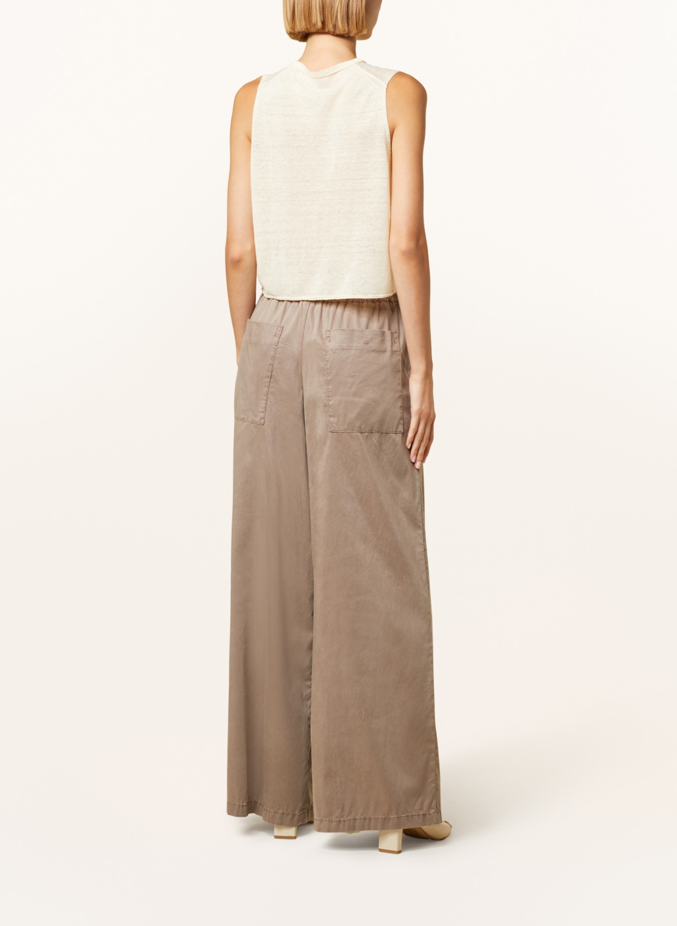 DRYKORN Wide leg trousers CEILING, Color: BROWN (Image 3)