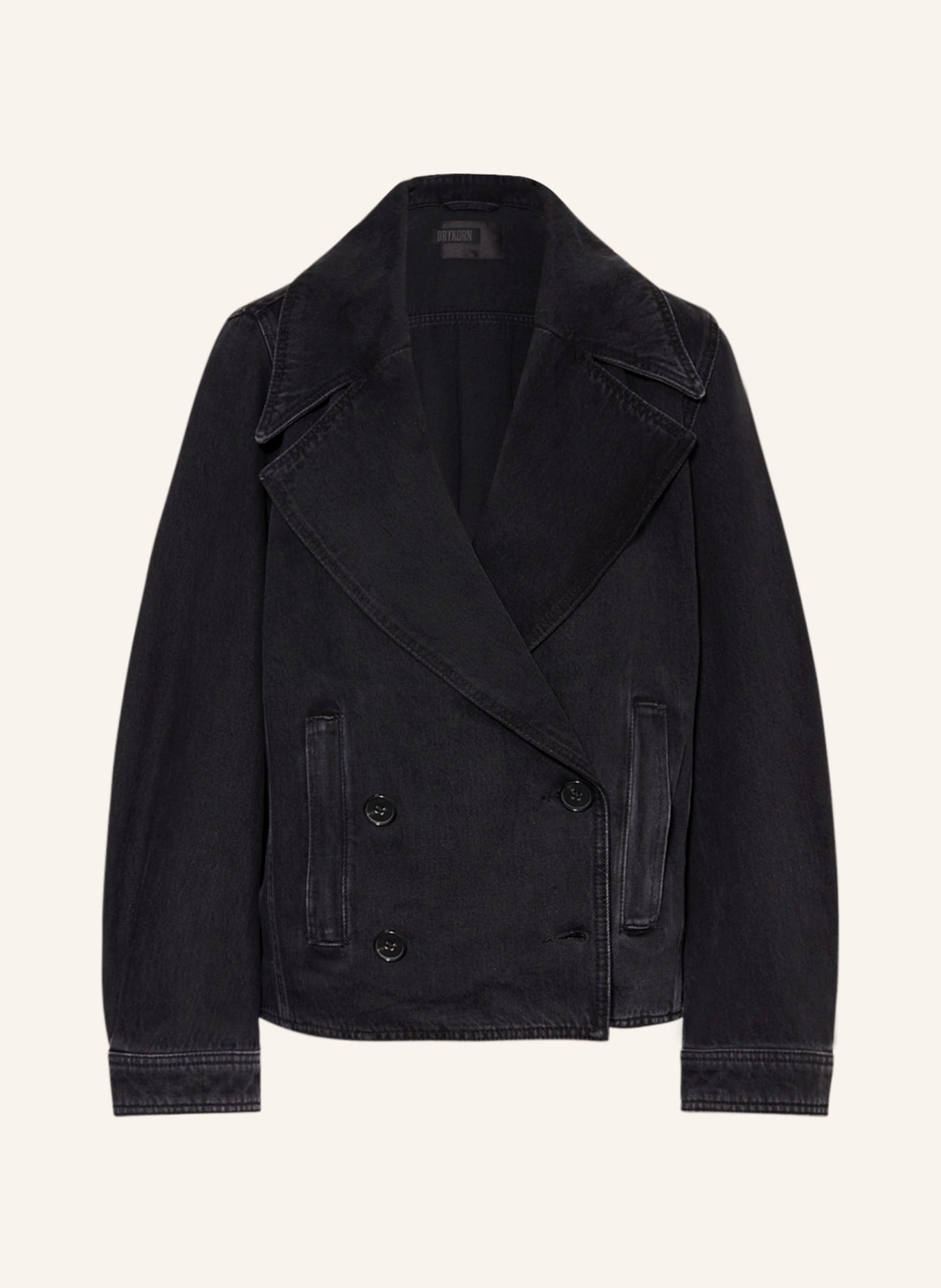 DRYKORN Denim jacket LATHBURY, Color: BLACK (Image 1)