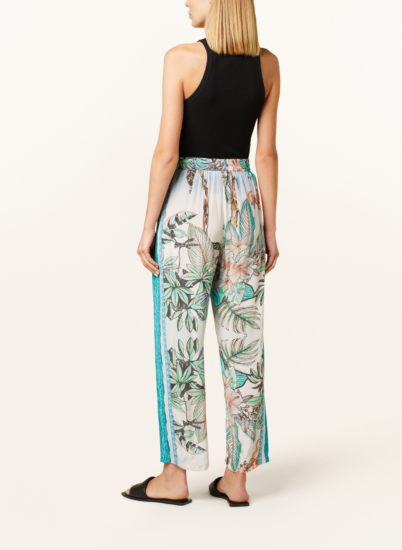 Princess GOES HOLLYWOOD Trousers, Color: LIGHT BLUE/ LIGHT GREEN/ TEAL (Image 3)