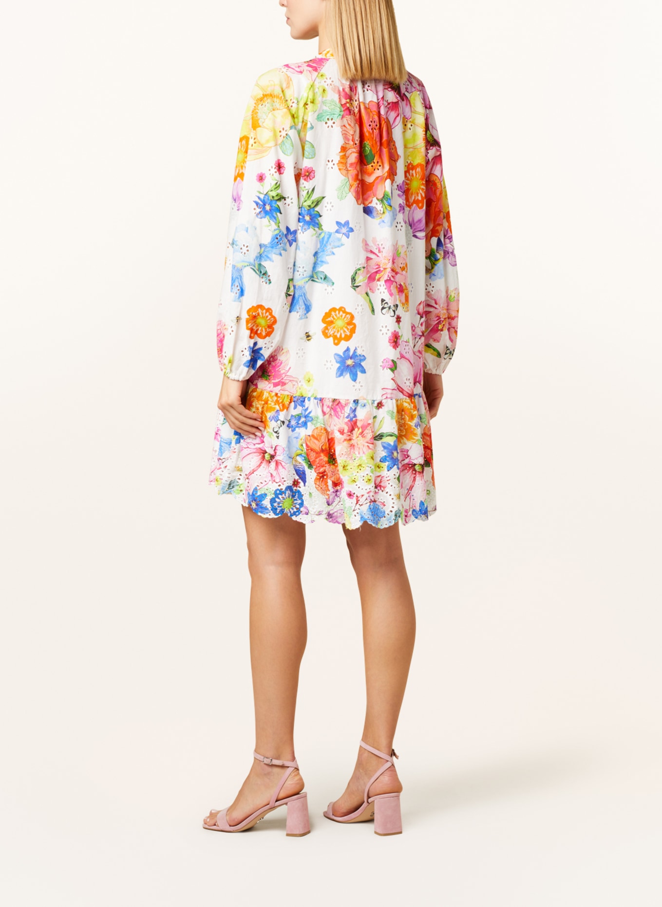 Princess GOES HOLLYWOOD Kleid mit Spitze, Farbe: WEISS/ PINK/ GELB (Bild 3)