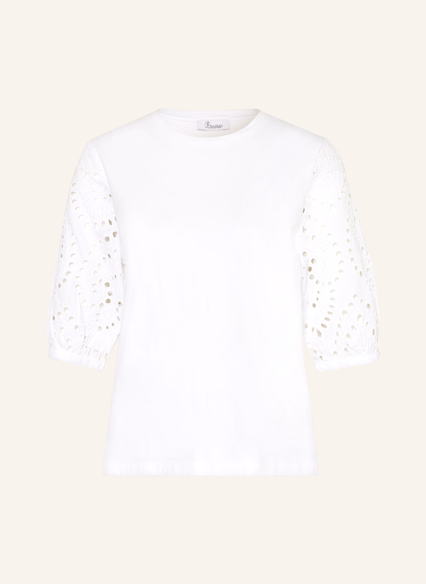 Princess GOES HOLLYWOOD T-shirt with lace, Color: WHITE (Image 1)