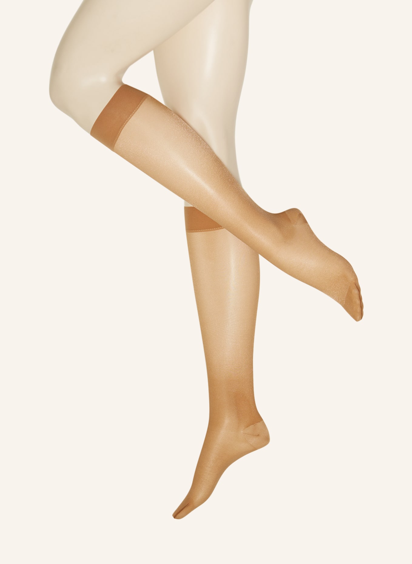 Wolford Fine knee high stockings PURE ENERGIE, Color: 4365 S- GOBI (Image 1)