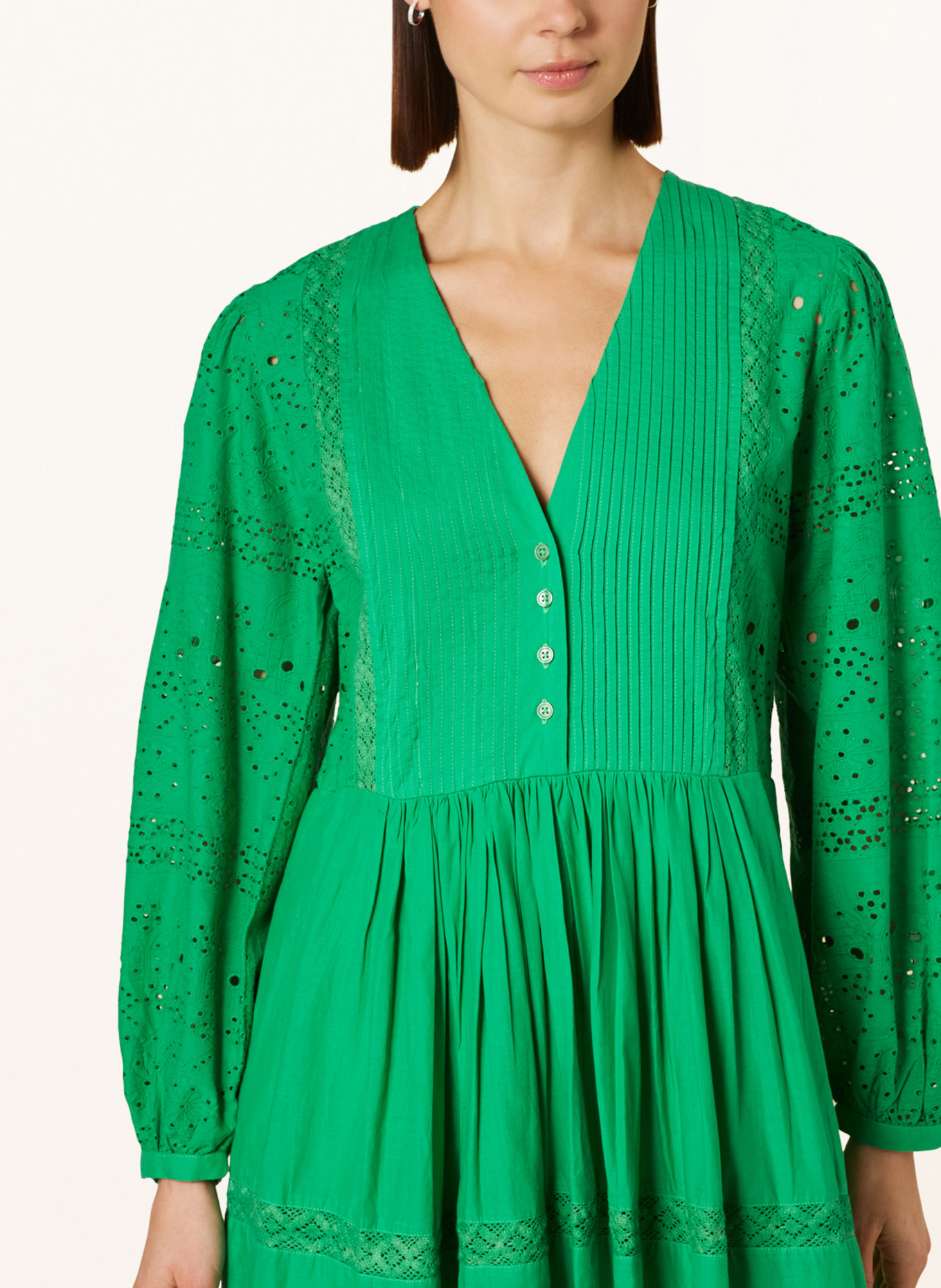 FrogBox Dress with lace, Color: GREEN (Image 4)