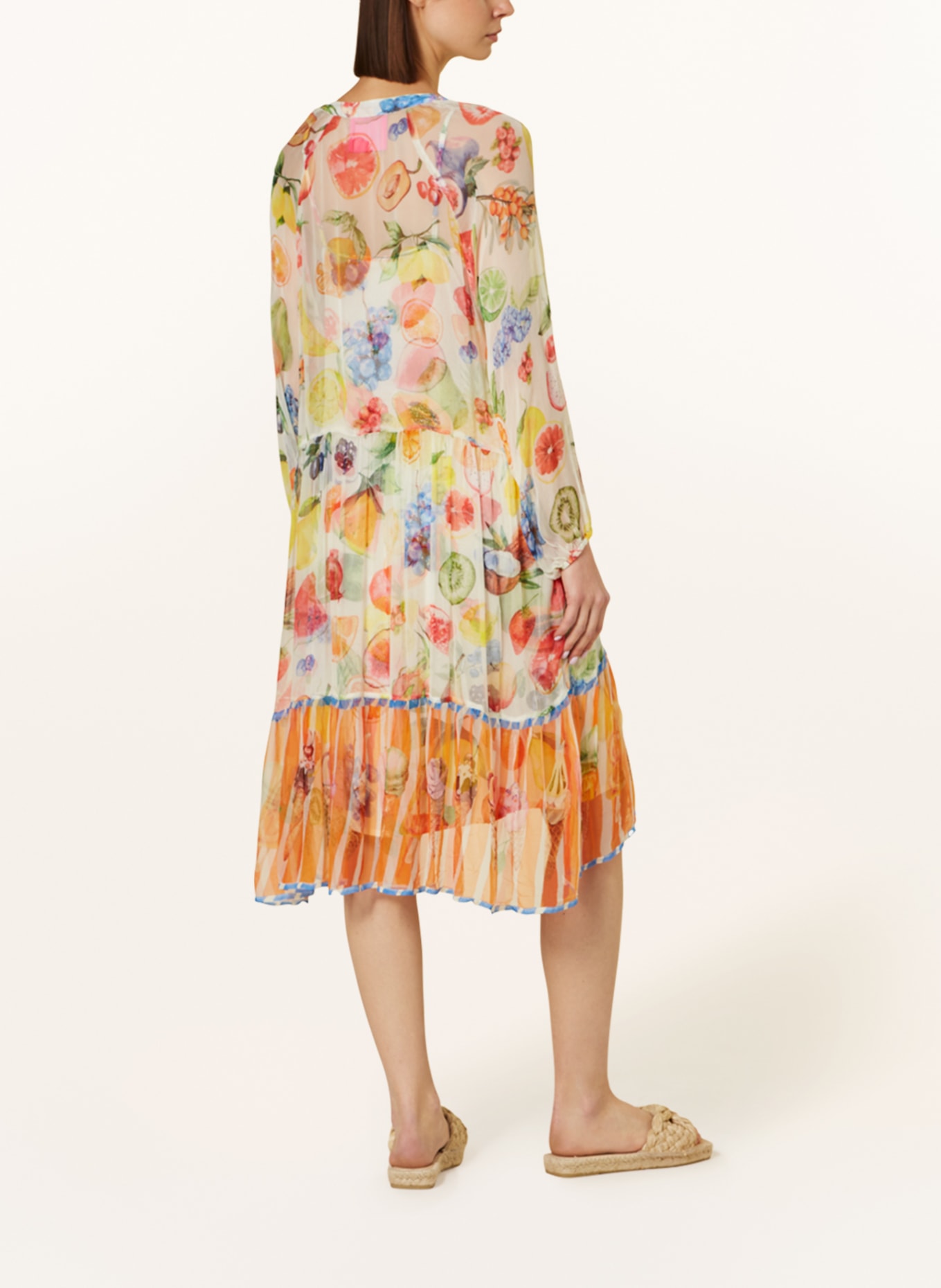 FrogBox Kleid, Farbe: WEISS/ GRÜN/ ORANGE (Bild 3)