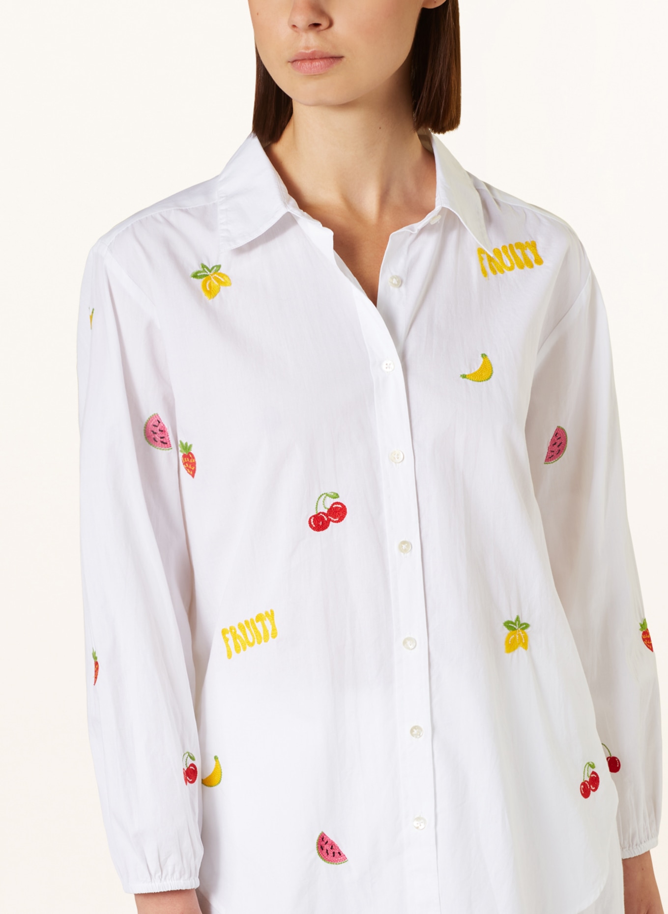 FrogBox Shirt blouse, Color: WHITE (Image 4)