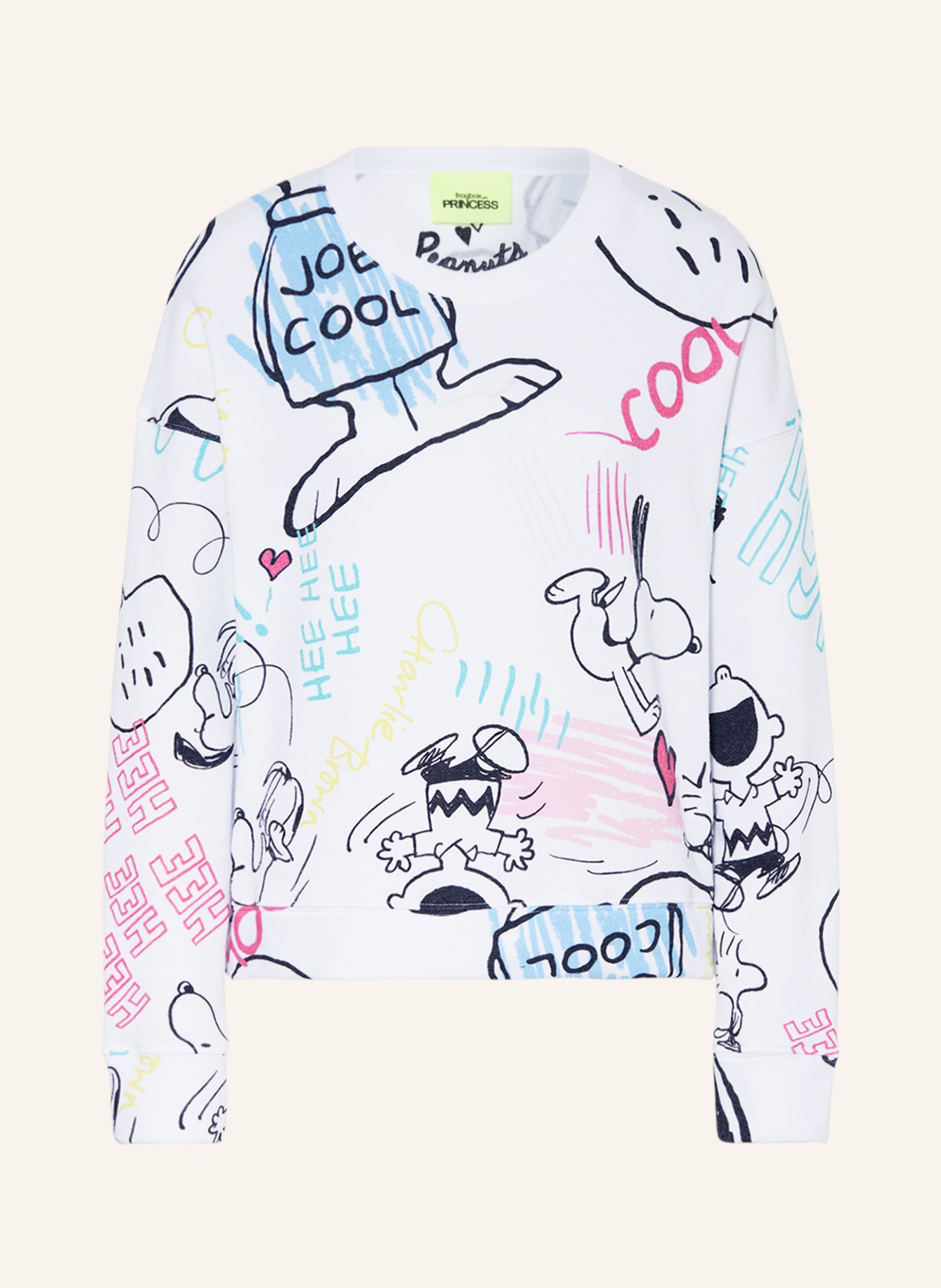 FrogBox Bluza nierozpinana, Kolor: BIAŁY/ NIEBIESKI/ MOCNORÓŻOWY (Obrazek 1)