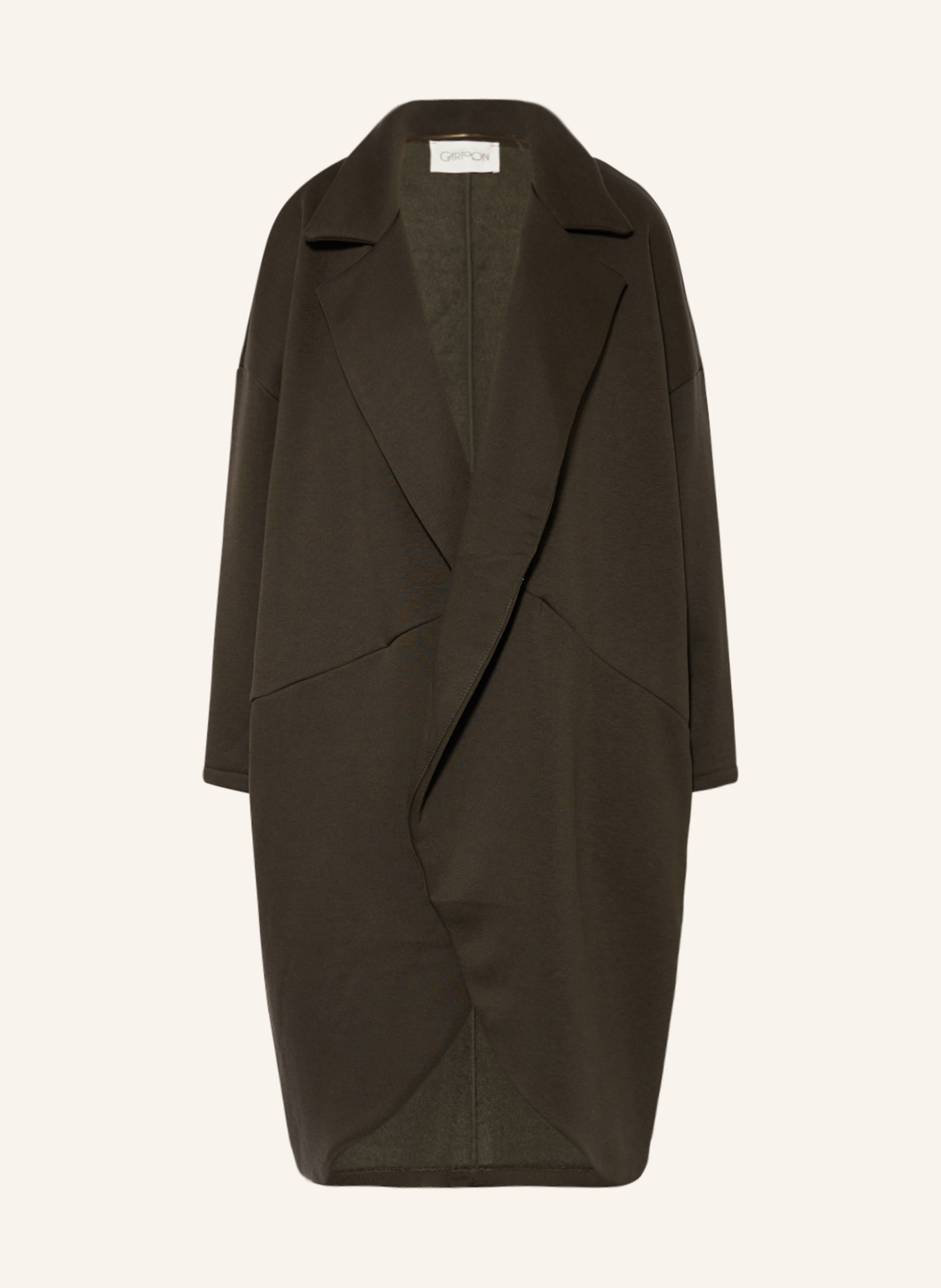 CARTOON Jersey coat, Color: DARK GREEN (Image 1)