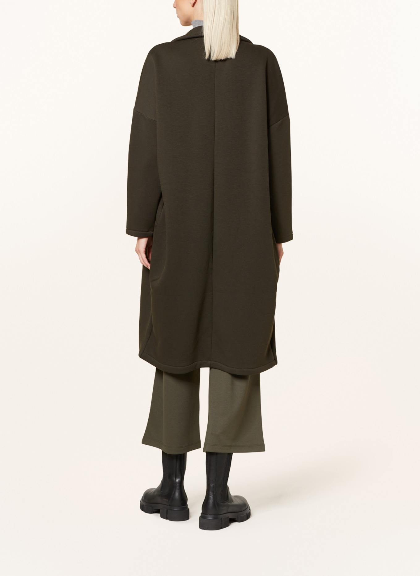 CARTOON Jersey coat, Color: DARK GREEN (Image 3)