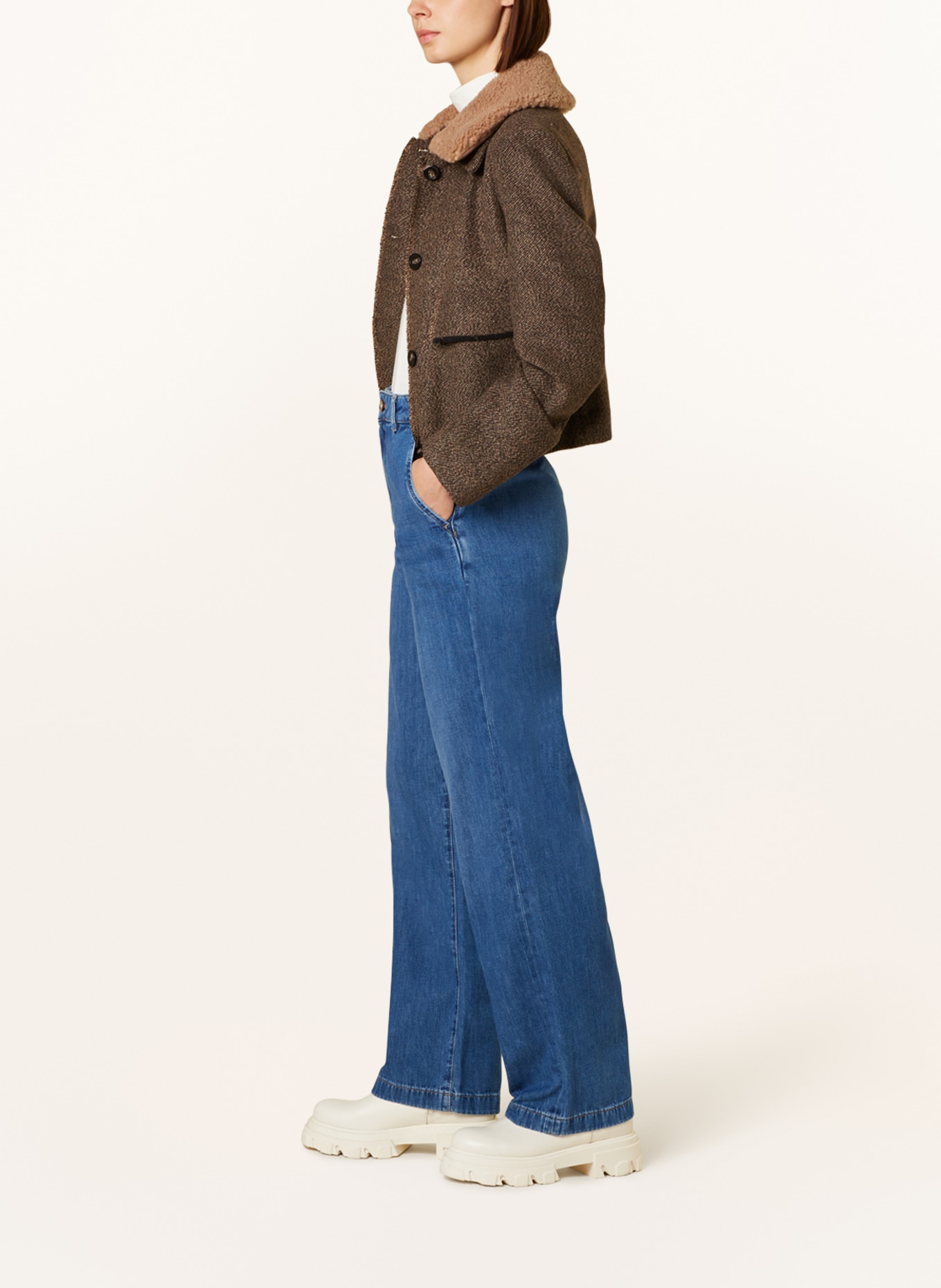 someday Straight Jeans CELEN, Farbe: 70097 modern mid blue (Bild 4)