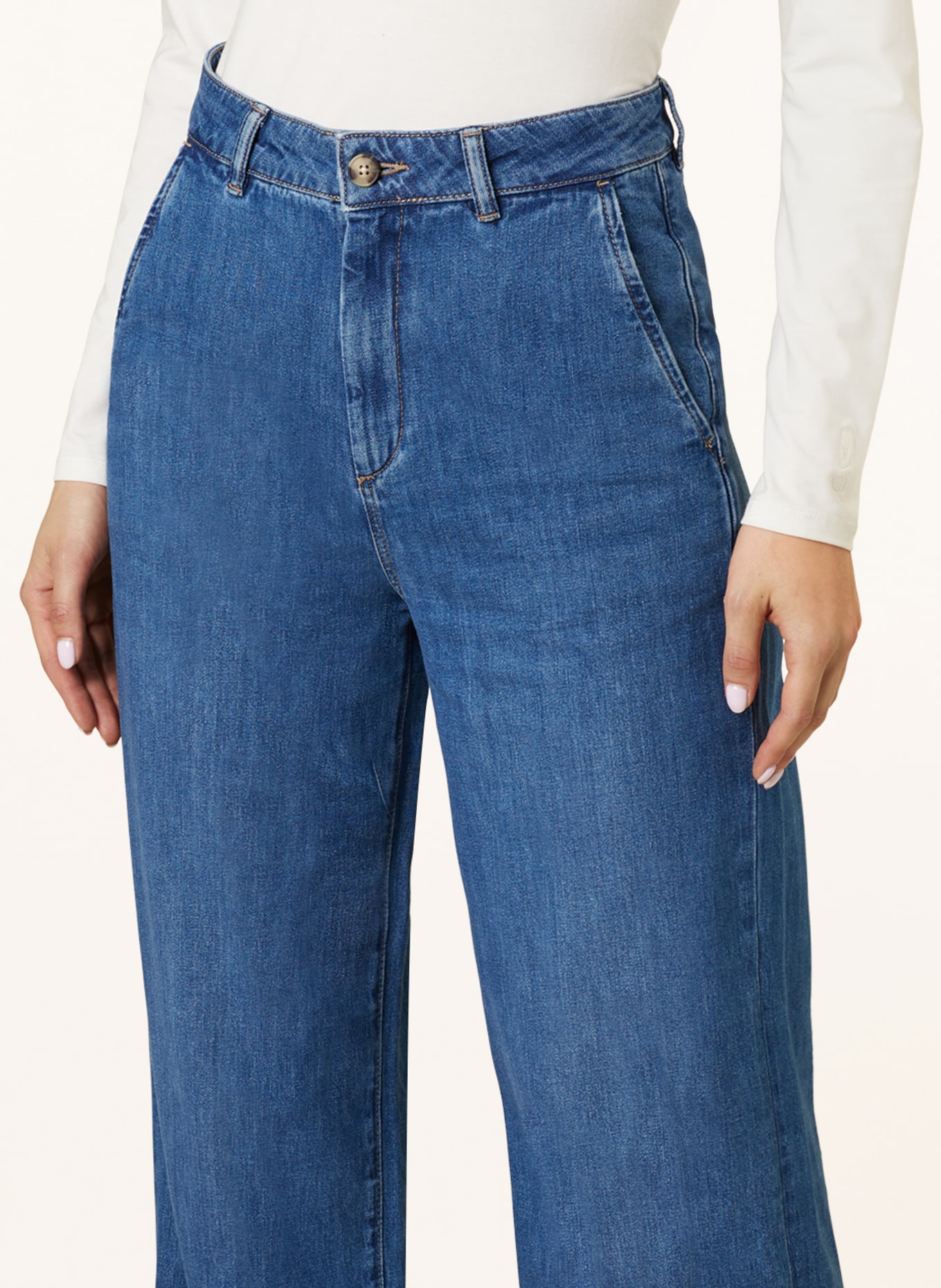 someday Straight Jeans CELEN, Farbe: 70097 modern mid blue (Bild 5)