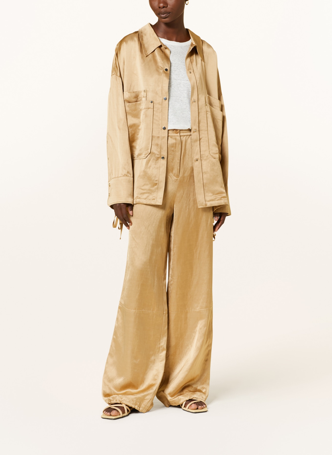 DOROTHEE SCHUMACHER Jacke mit Leinen, Farbe: BEIGE (Bild 2)