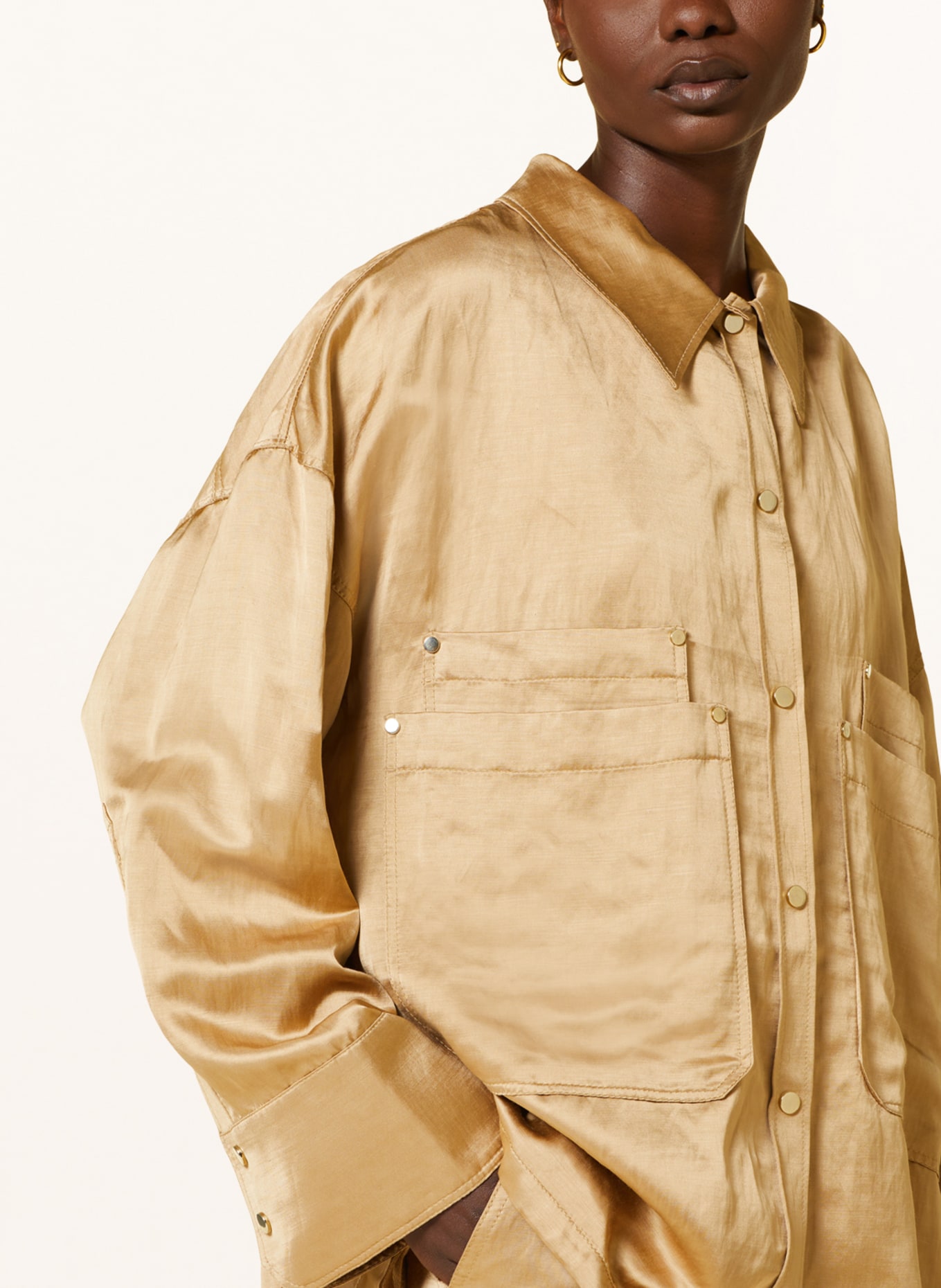DOROTHEE SCHUMACHER Jacket with linen, Color: BEIGE (Image 4)