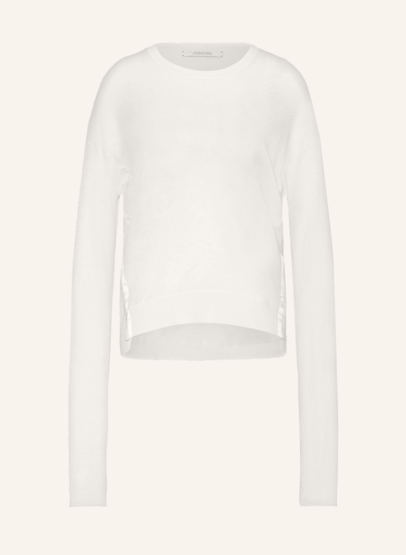 DOROTHEE SCHUMACHER Sweater with cashmere, Color: CREAM (Image 1)