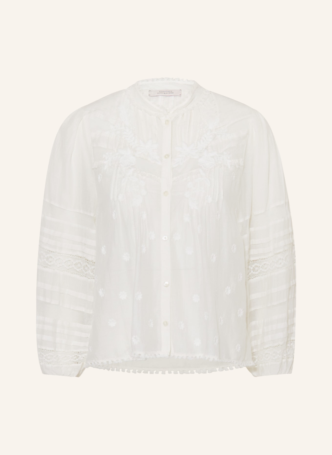 DOROTHEE SCHUMACHER Lace blouse, Color: ECRU (Image 1)