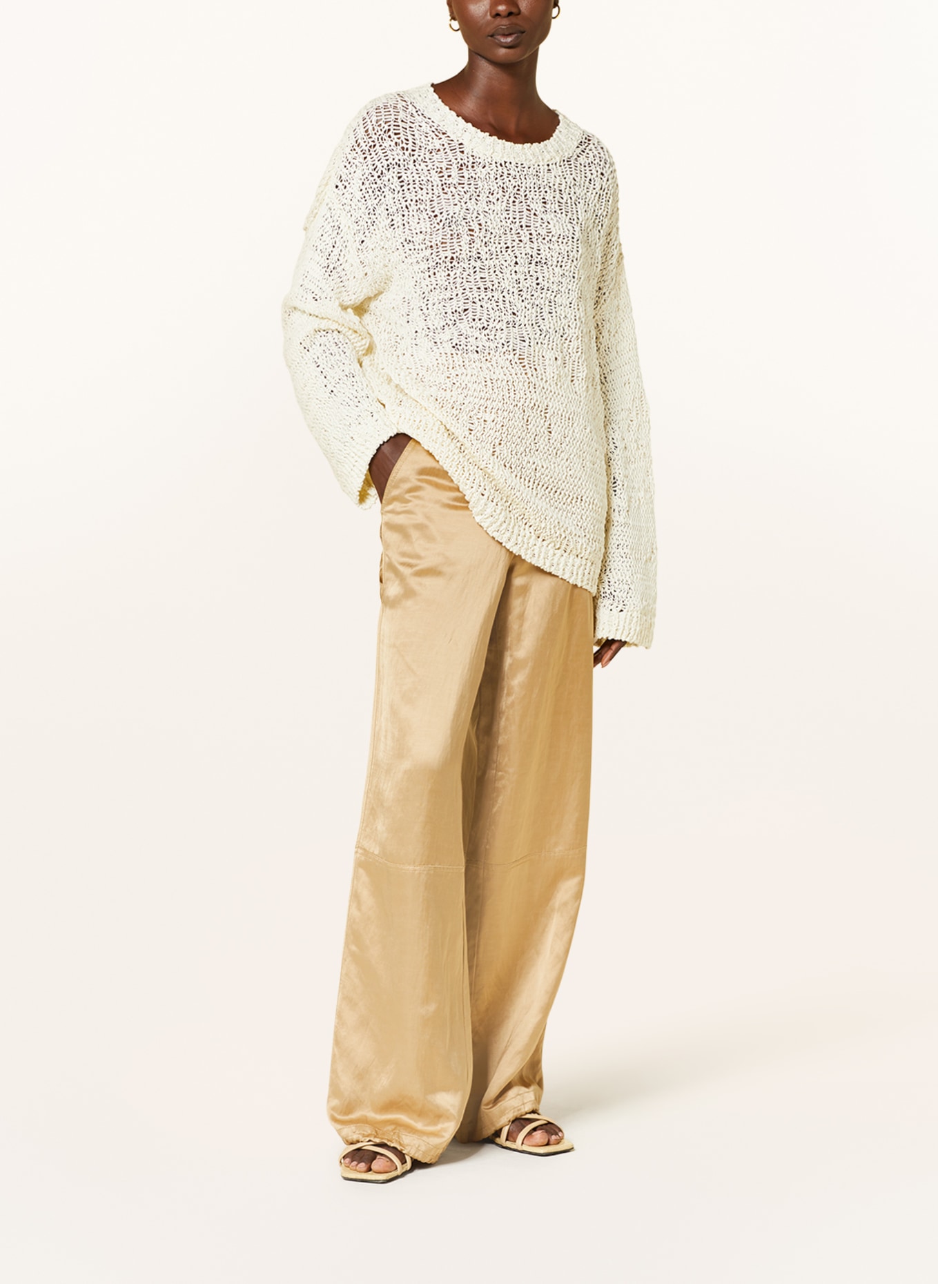 DOROTHEE SCHUMACHER Oversized-Pullover, Farbe: ECRU (Bild 2)