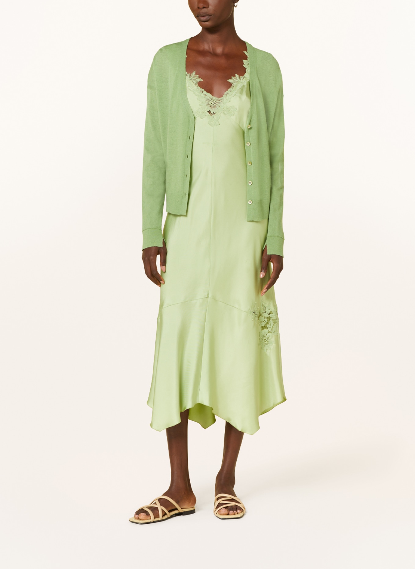 DOROTHEE SCHUMACHER Cardigan, Color: LIGHT GREEN (Image 2)