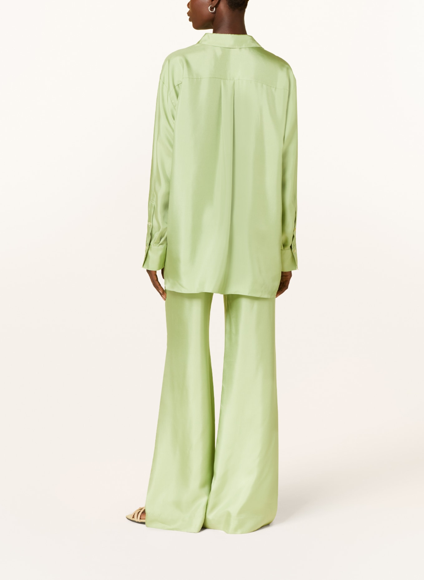 DOROTHEE SCHUMACHER Shirt blouse in silk, Color: LIGHT GREEN (Image 3)