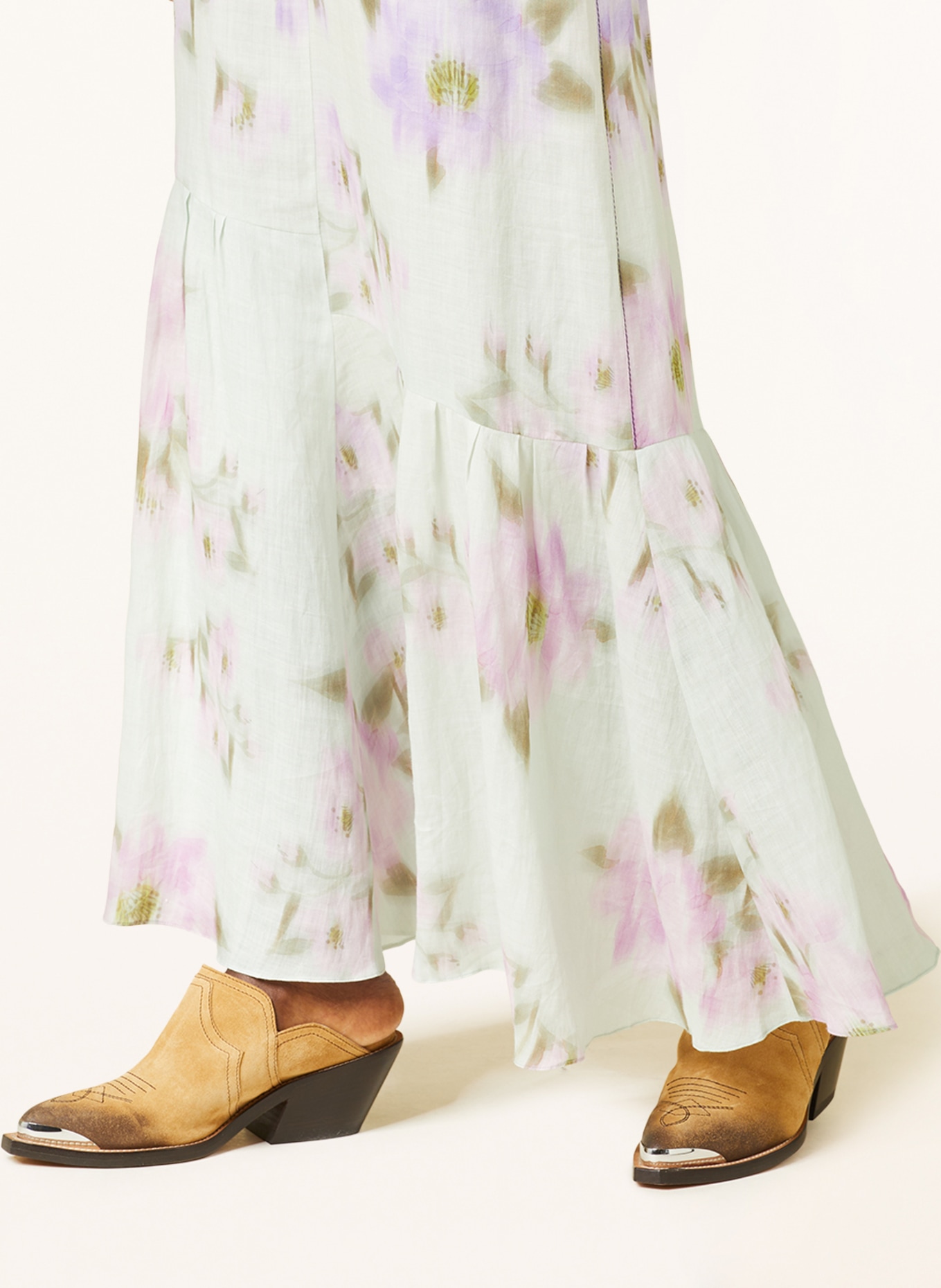 DOROTHEE SCHUMACHER Skirt, Color: LIGHT GREEN/ GREEN/ LIGHT PURPLE (Image 5)