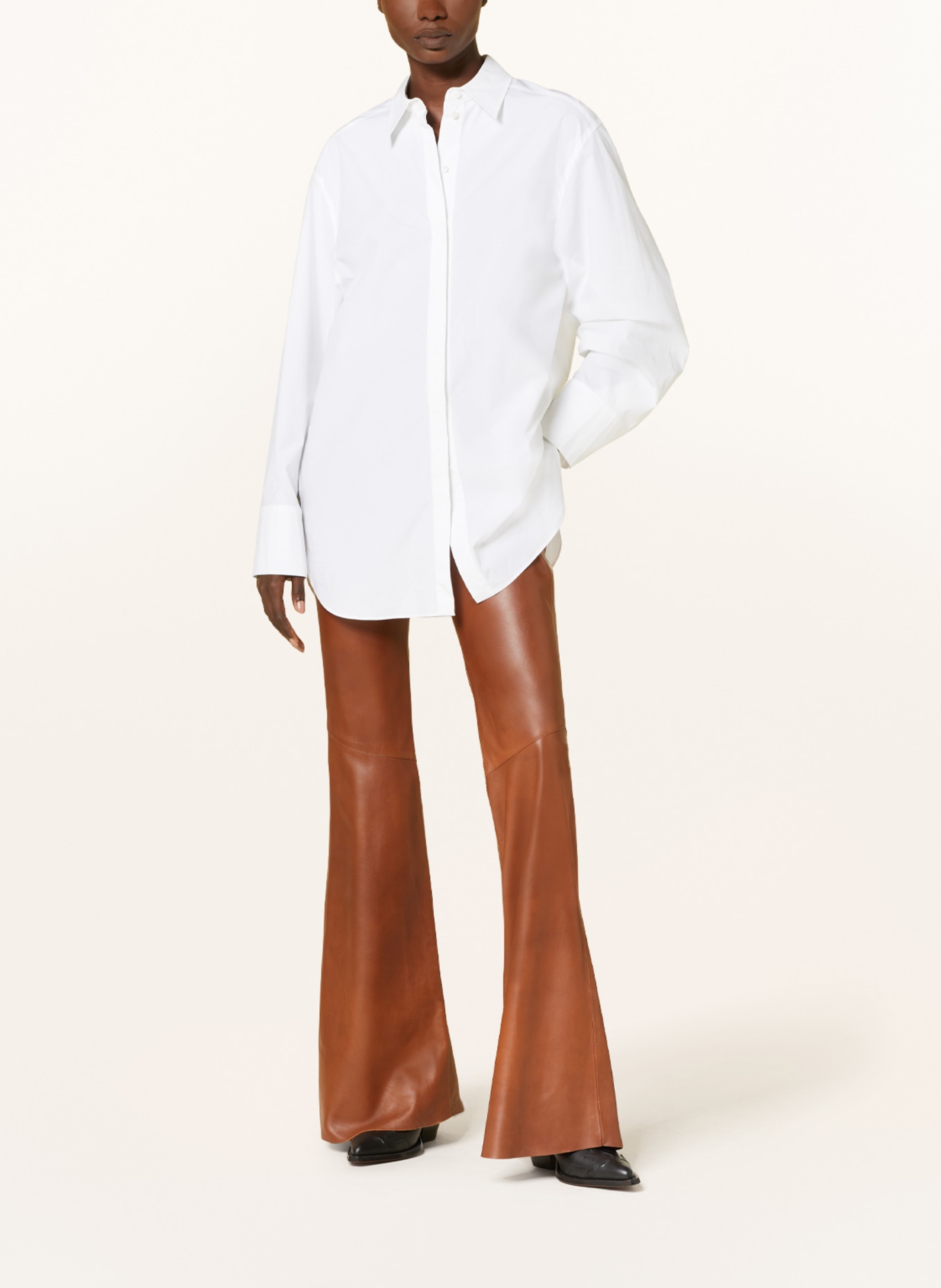DOROTHEE SCHUMACHER Shirt blouse with lace, Color: WHITE (Image 2)