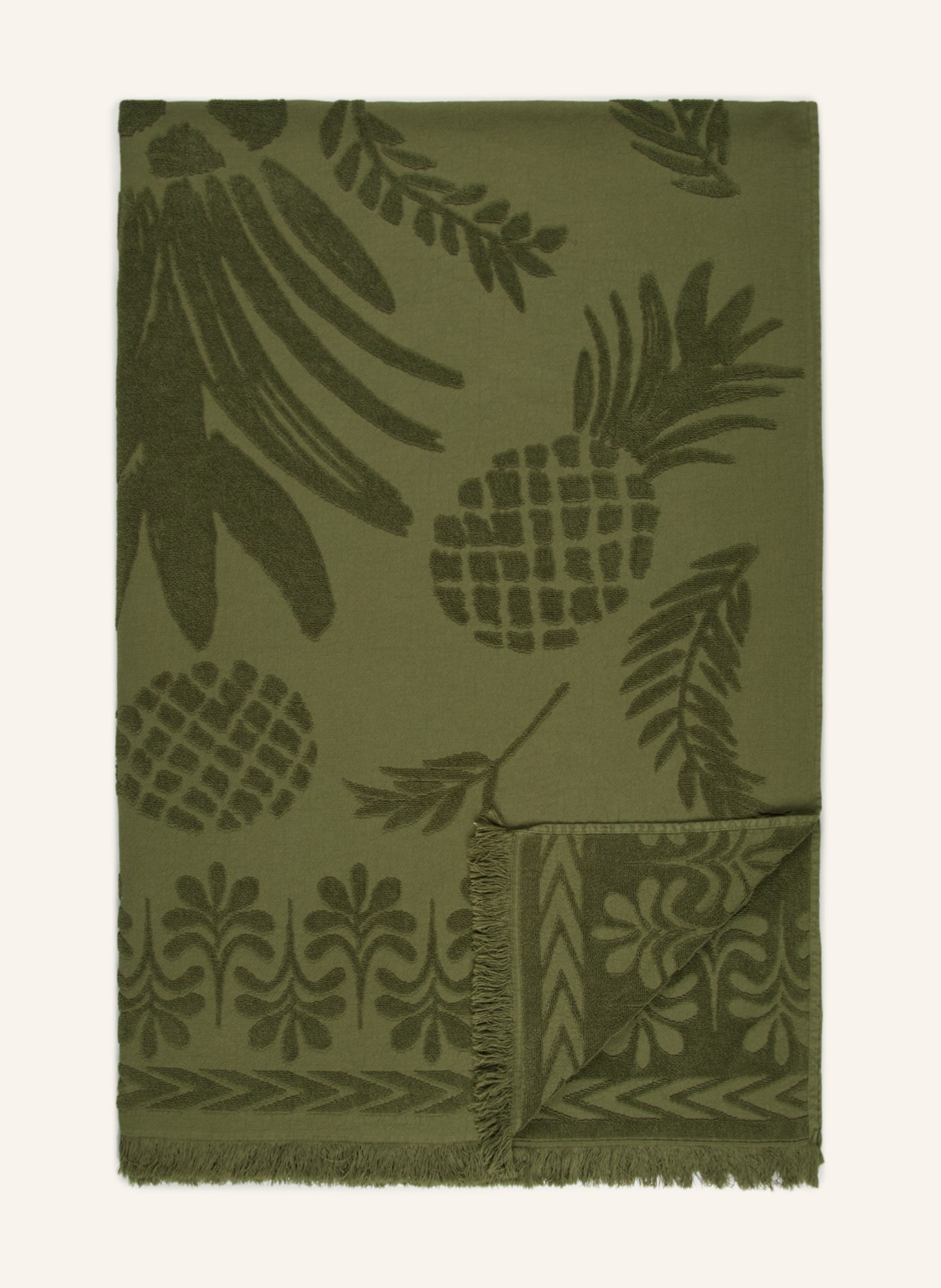 DOROTHEE SCHUMACHER Ręcznik kąpielowy, Kolor: OLIWKOWY (Obrazek 1)