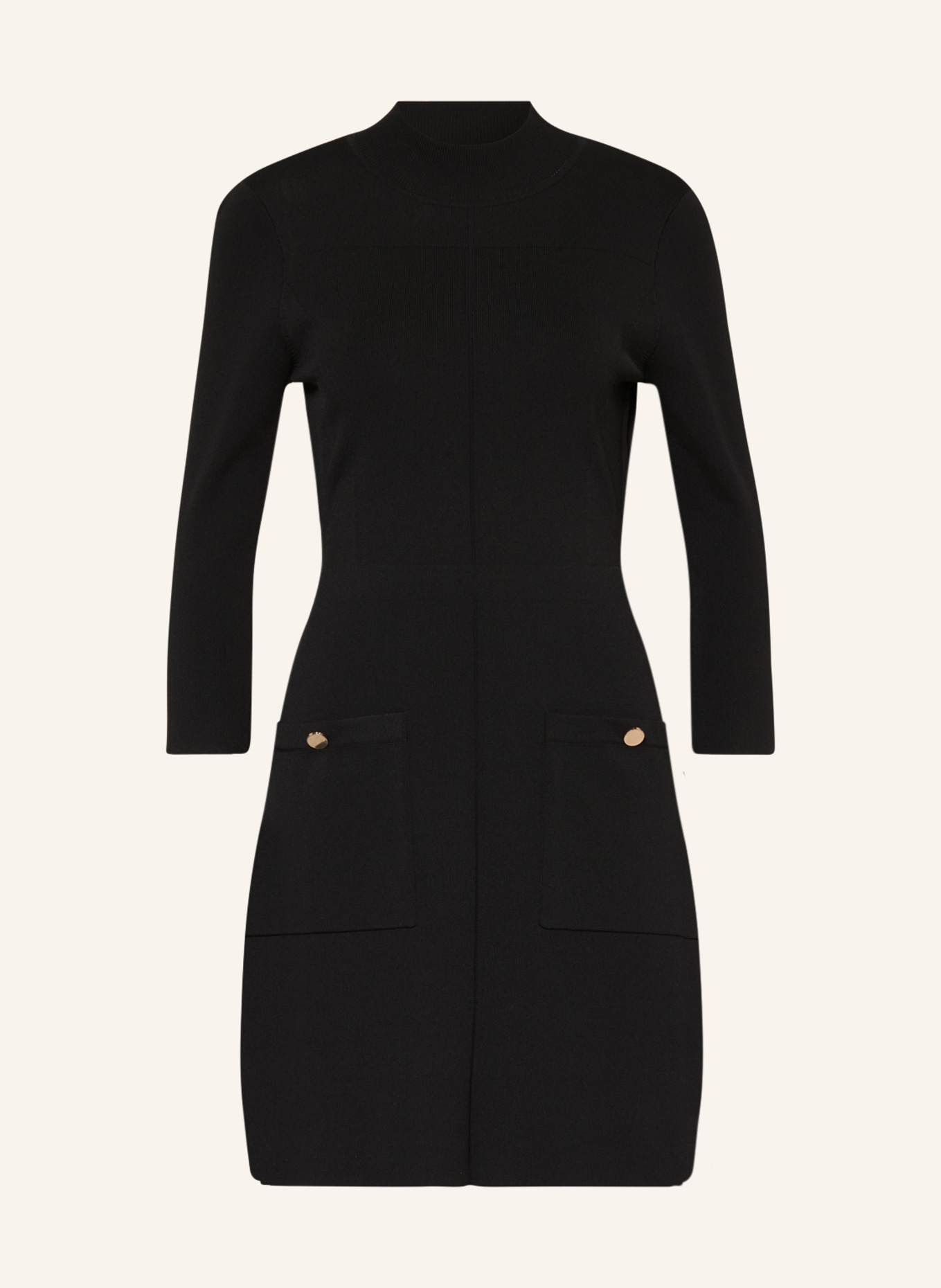 Phase Eight Knit dress KAMRI with 3/4 sleeves, Color: BLACK (Image 1)