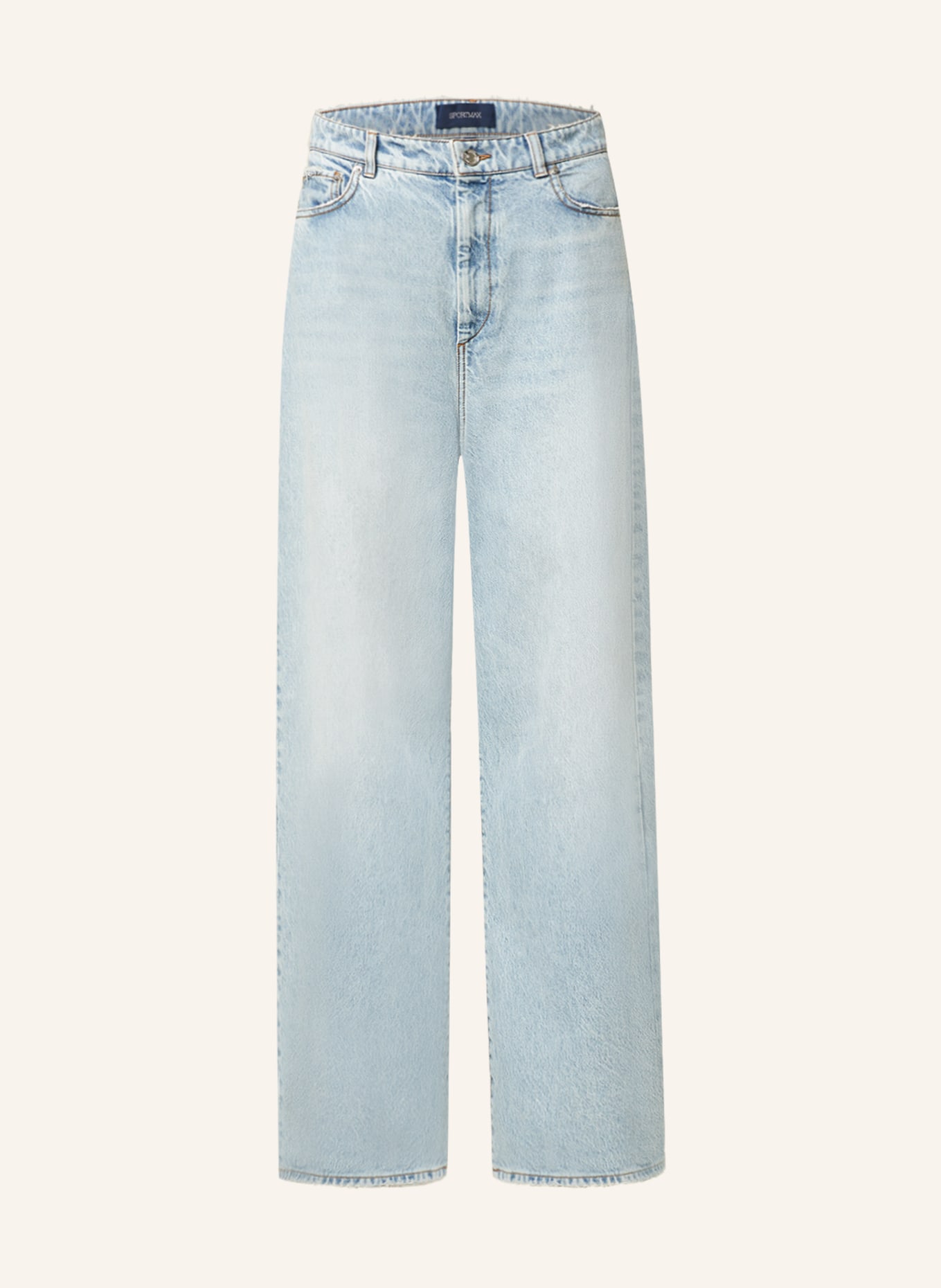 SPORTMAX Straight jeans ANGRI, Color: 009 MIDNIGHTBLUE (Image 1)