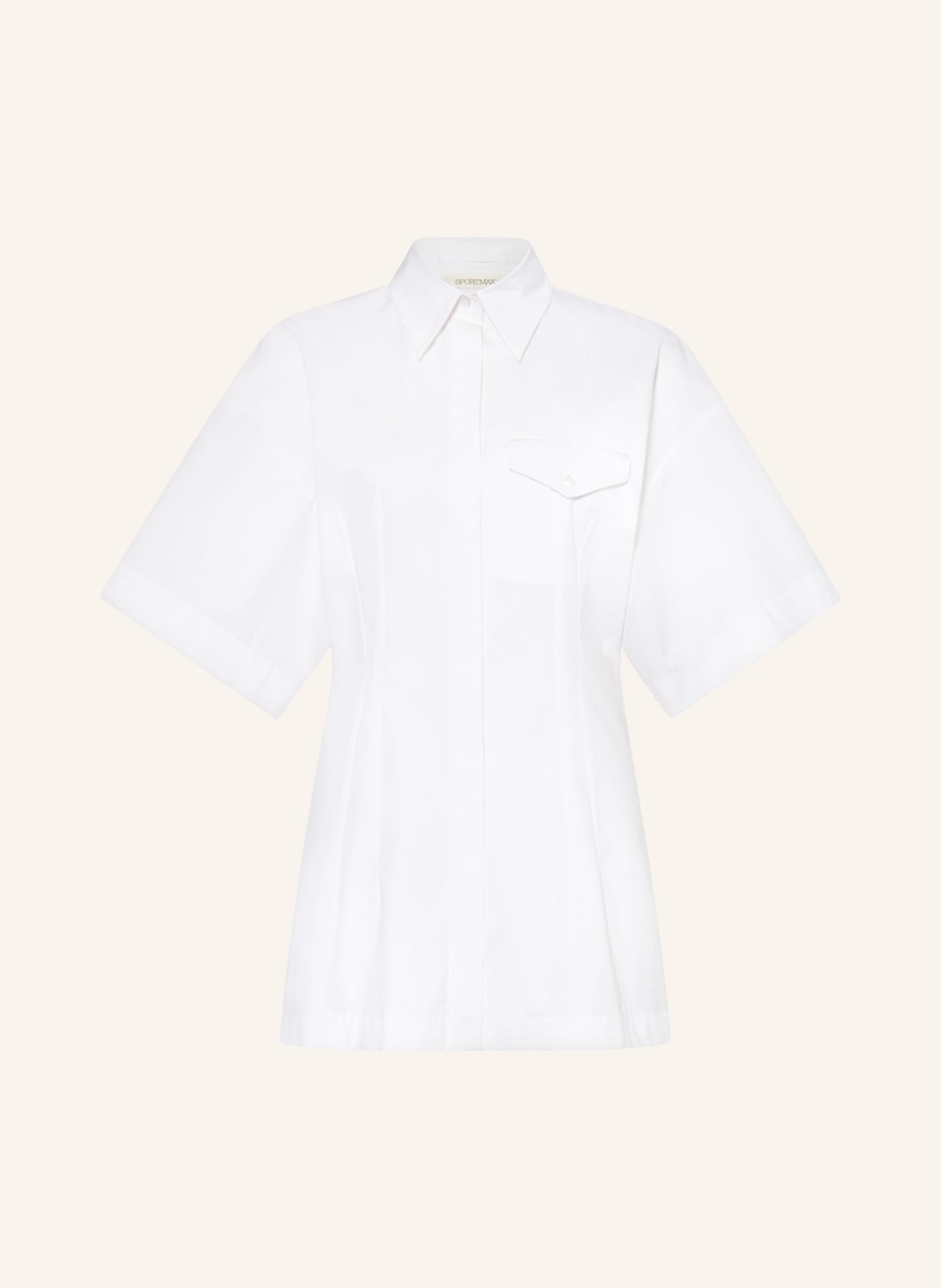 SPORTMAX Shirt blouse CURVE, Color: WHITE (Image 1)