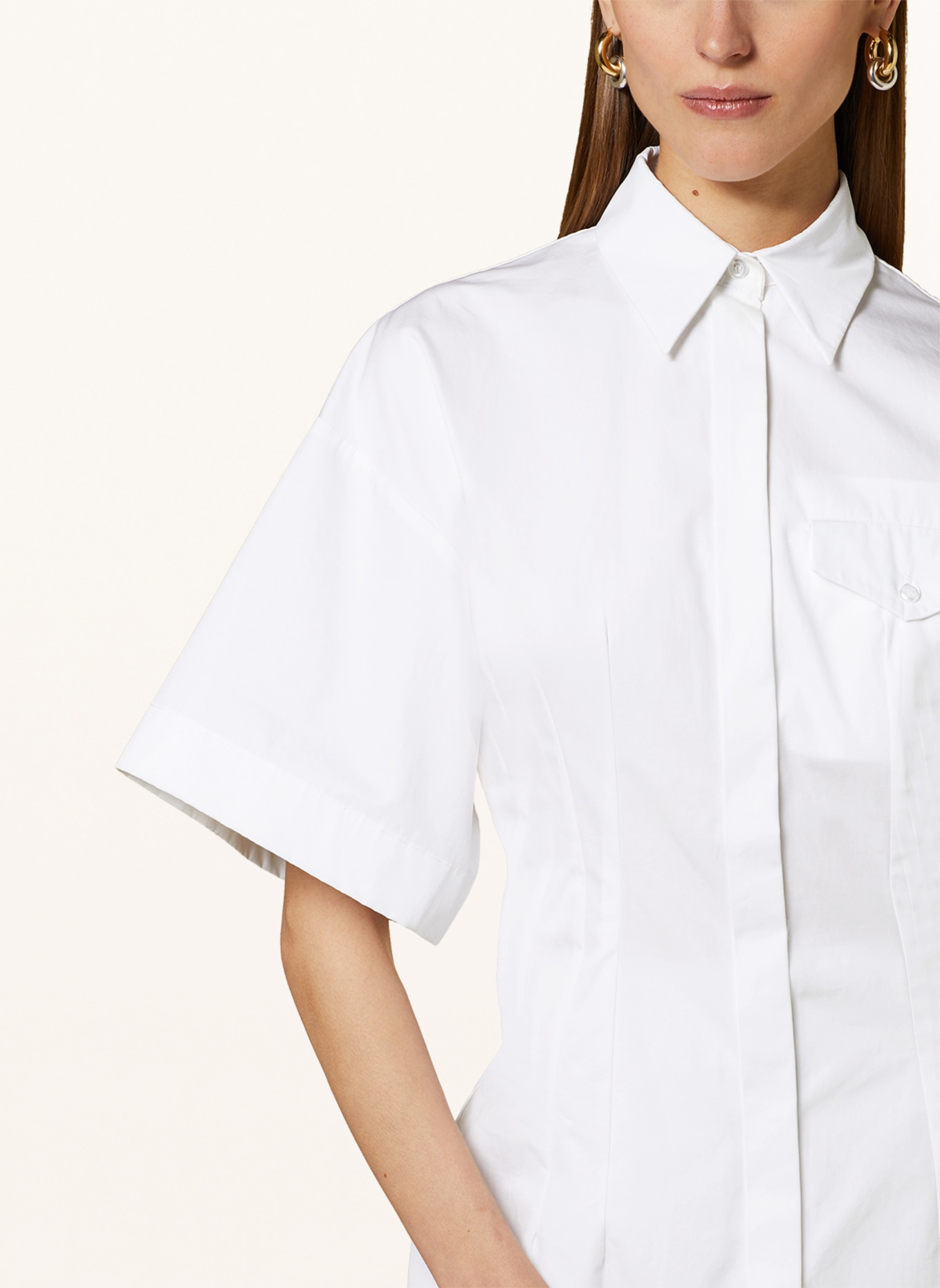 SPORTMAX Shirt blouse CURVE, Color: WHITE (Image 4)