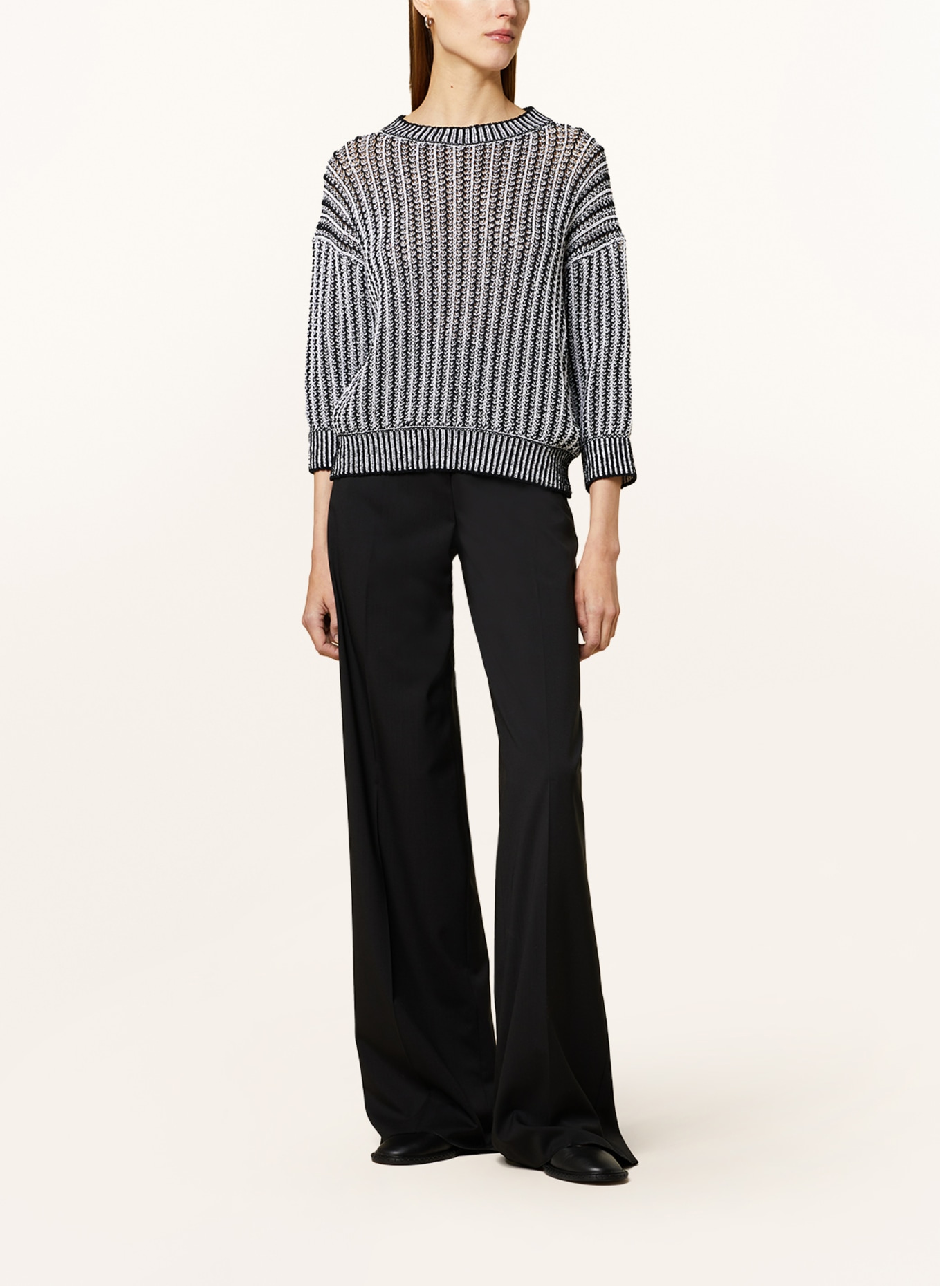 Max Mara Sweater REGNO, Color: WHITE/ BLACK (Image 2)